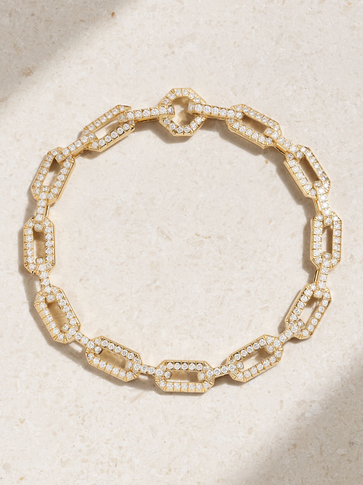 David Yurman 18-karat Gold Diamond Bracelet