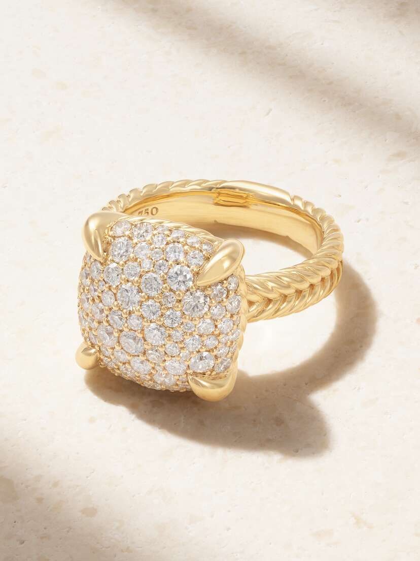 David Yurman Châtelaine 18-karat Gold Diamond Ring
