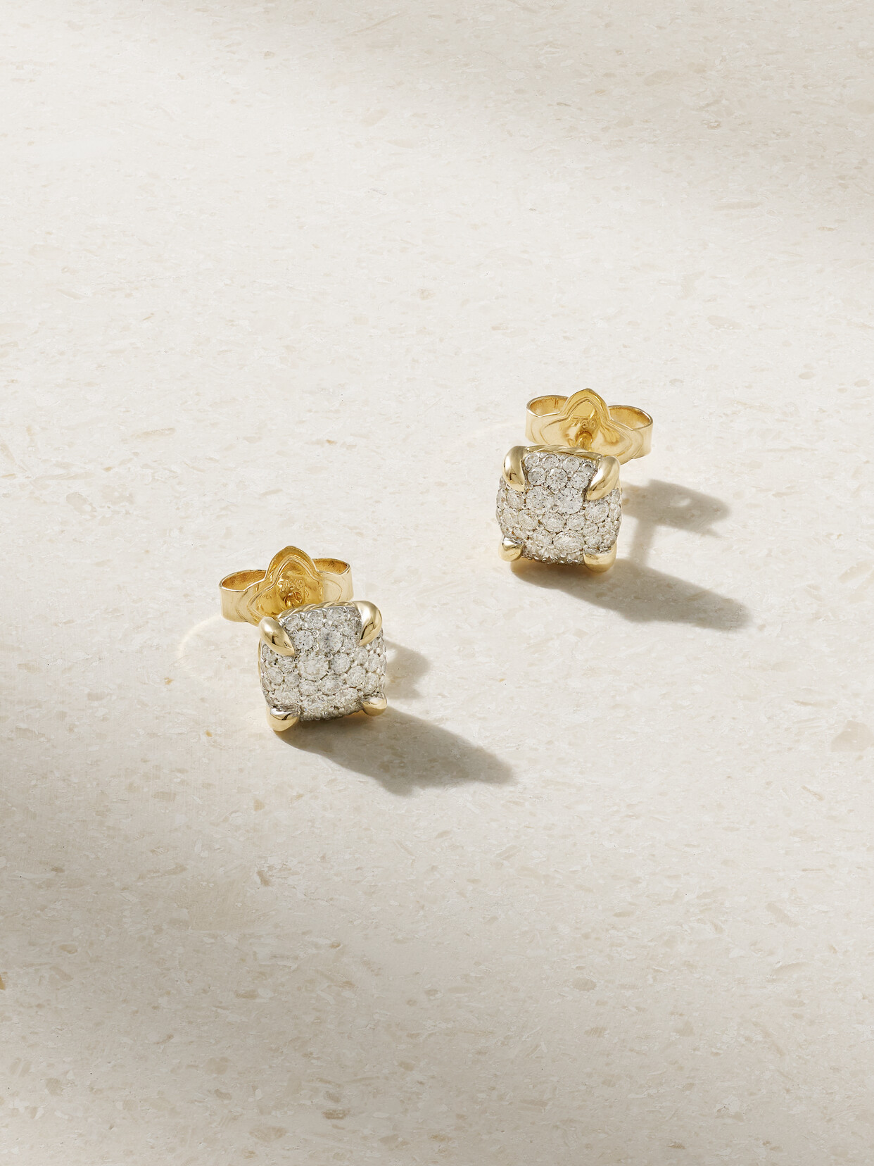 David Yurman Châtelaine 18-karat Gold Diamond Earrings