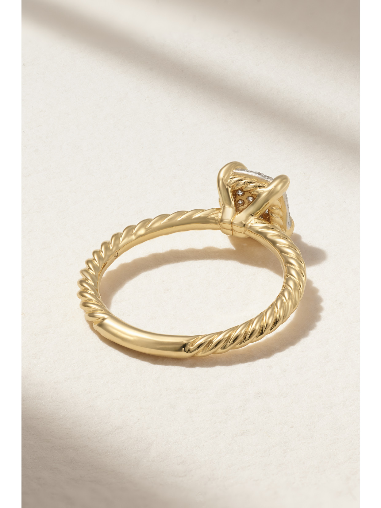 David Yurman Chatelaine 18-karat Gold Diamond Ring In Gold