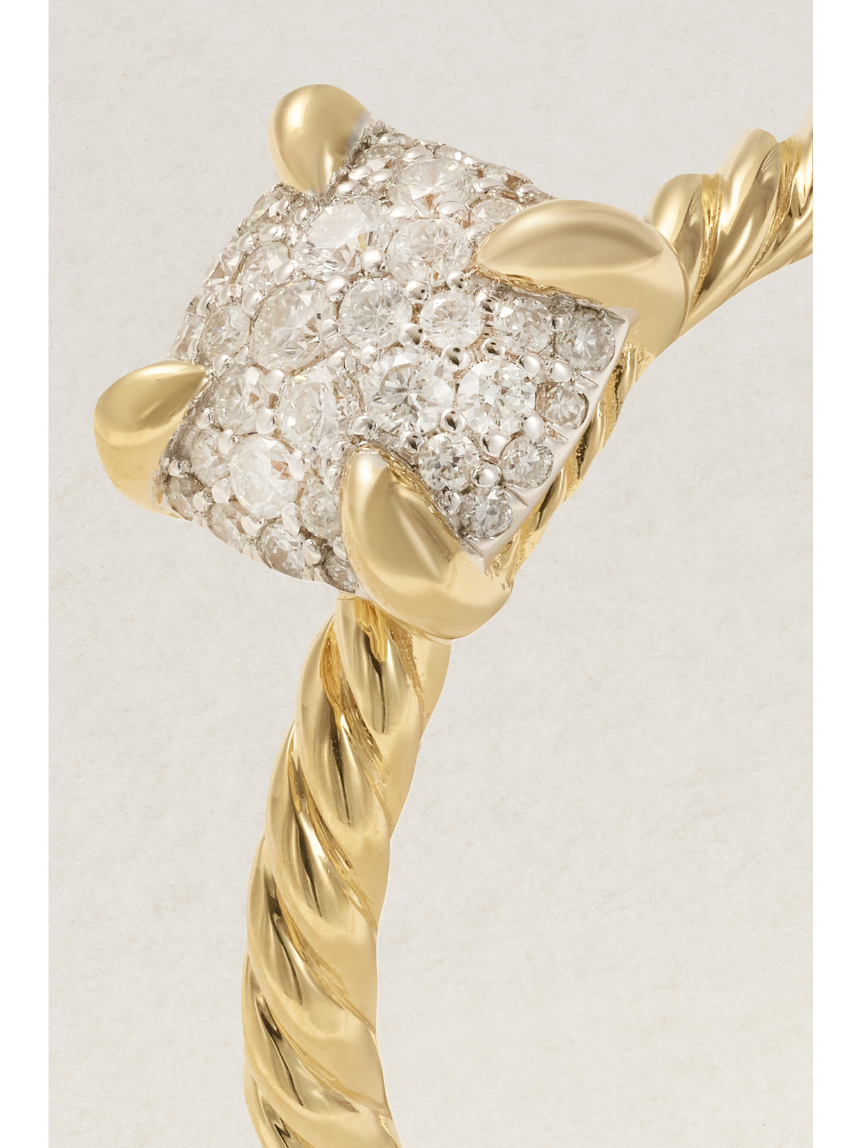 David Yurman Chatelaine 18-karat Gold Diamond Ring In Gold