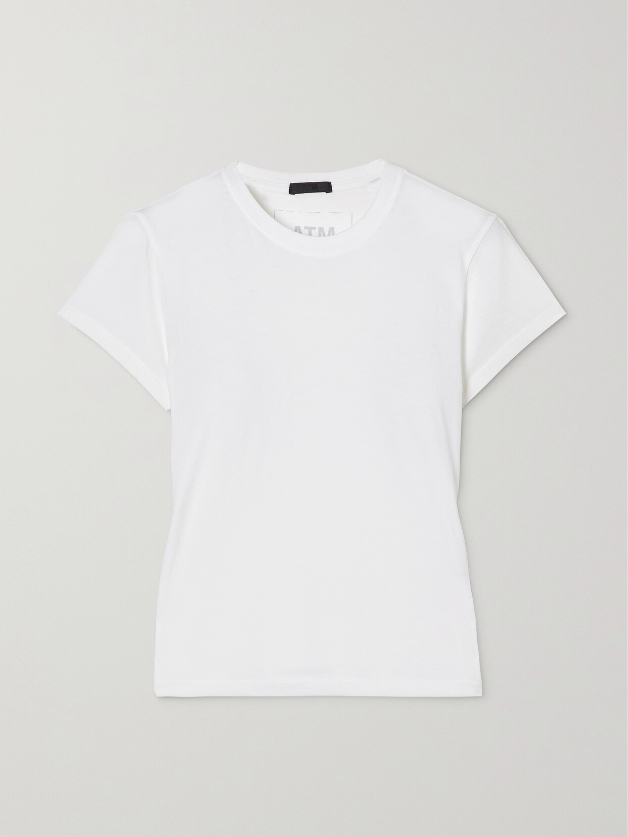 ATM Anthony Thomas Melillo - Ribbed Cotton-jersey T-shirt - White