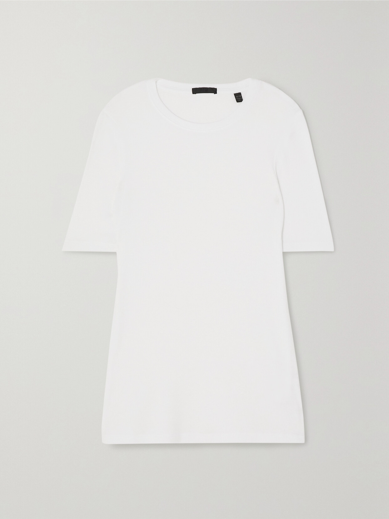 ATM Anthony Thomas Melillo - Ribbed Stretch-modal T-shirt - White