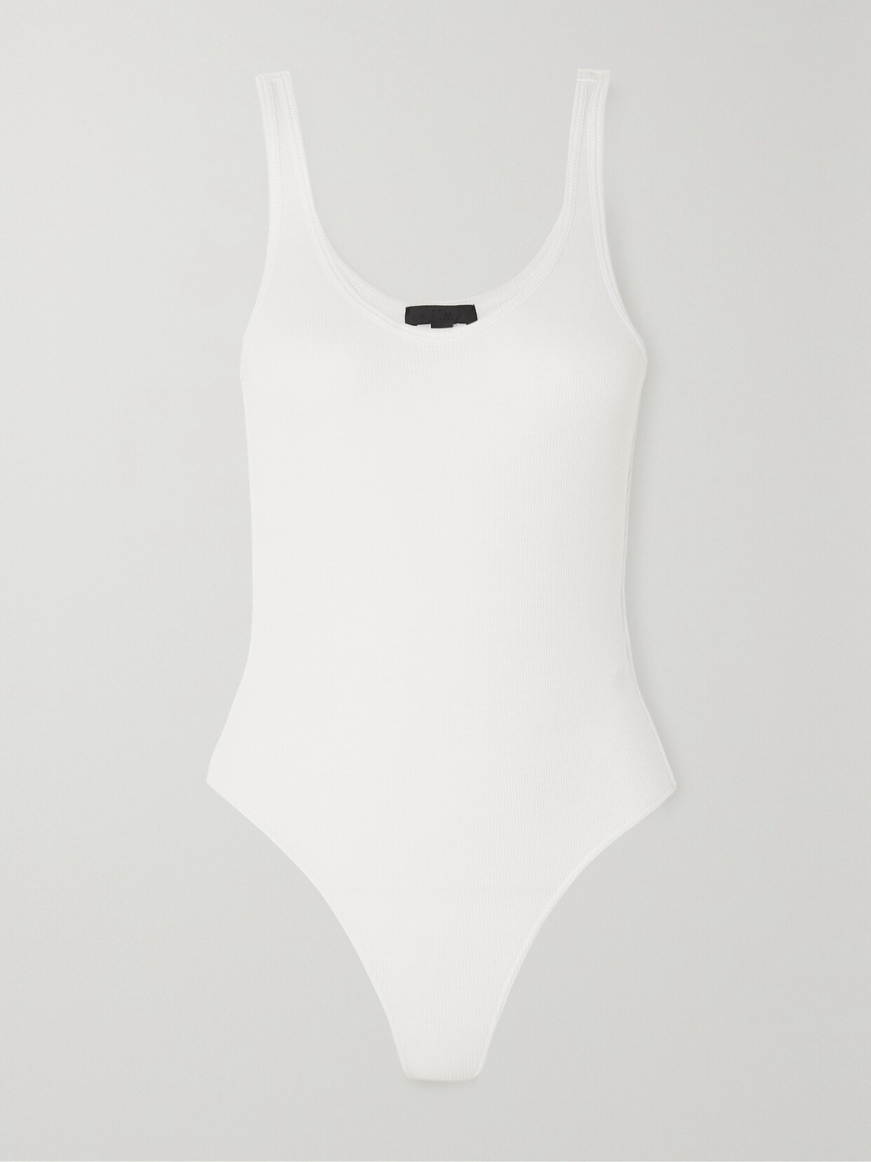 ATM Anthony Thomas Melillo - Boy Ribbed Stretch-modal Bodysuit - White