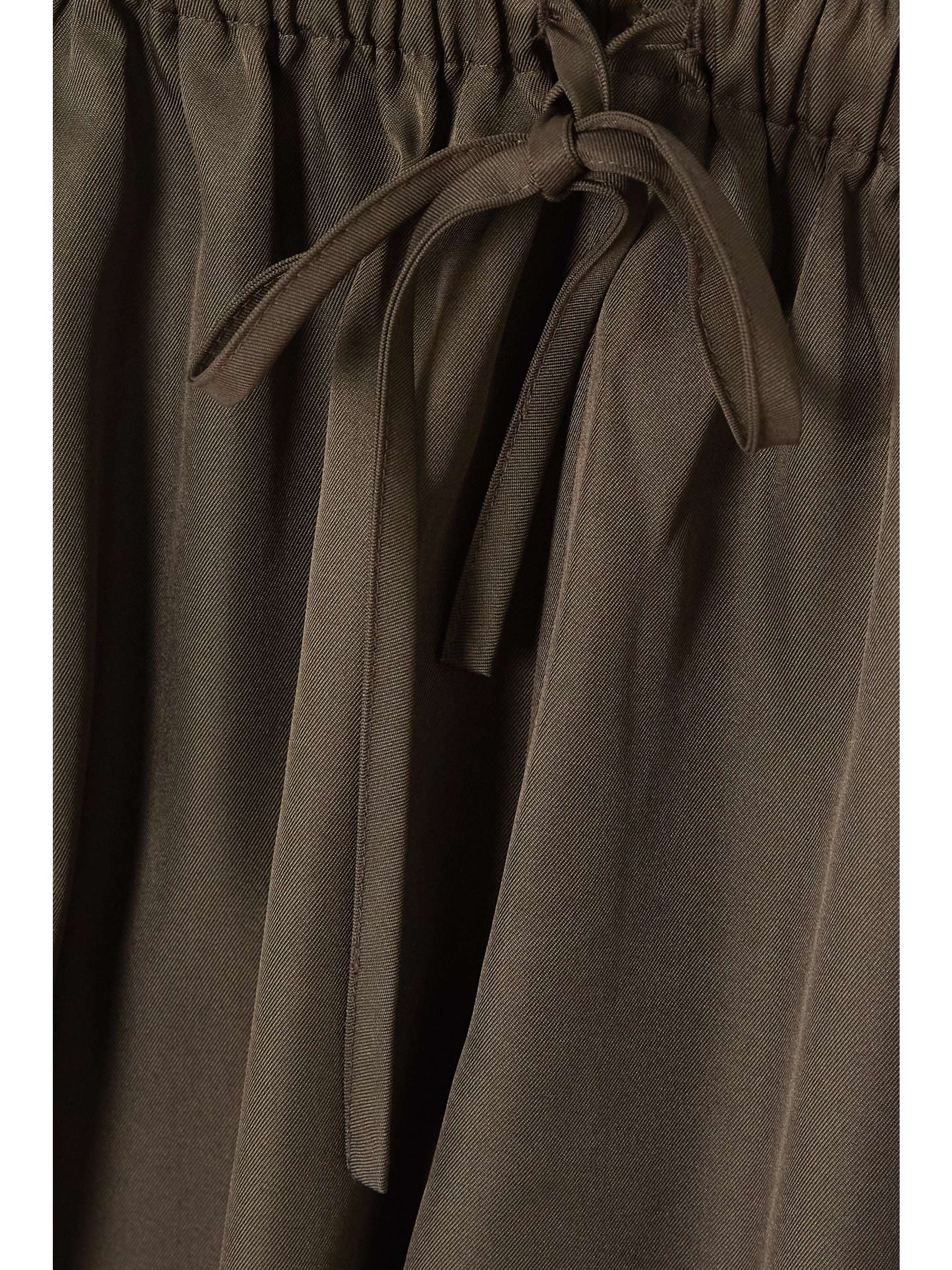 REFORMATION Ethan satin wideleg cargo pants NETAPORTER