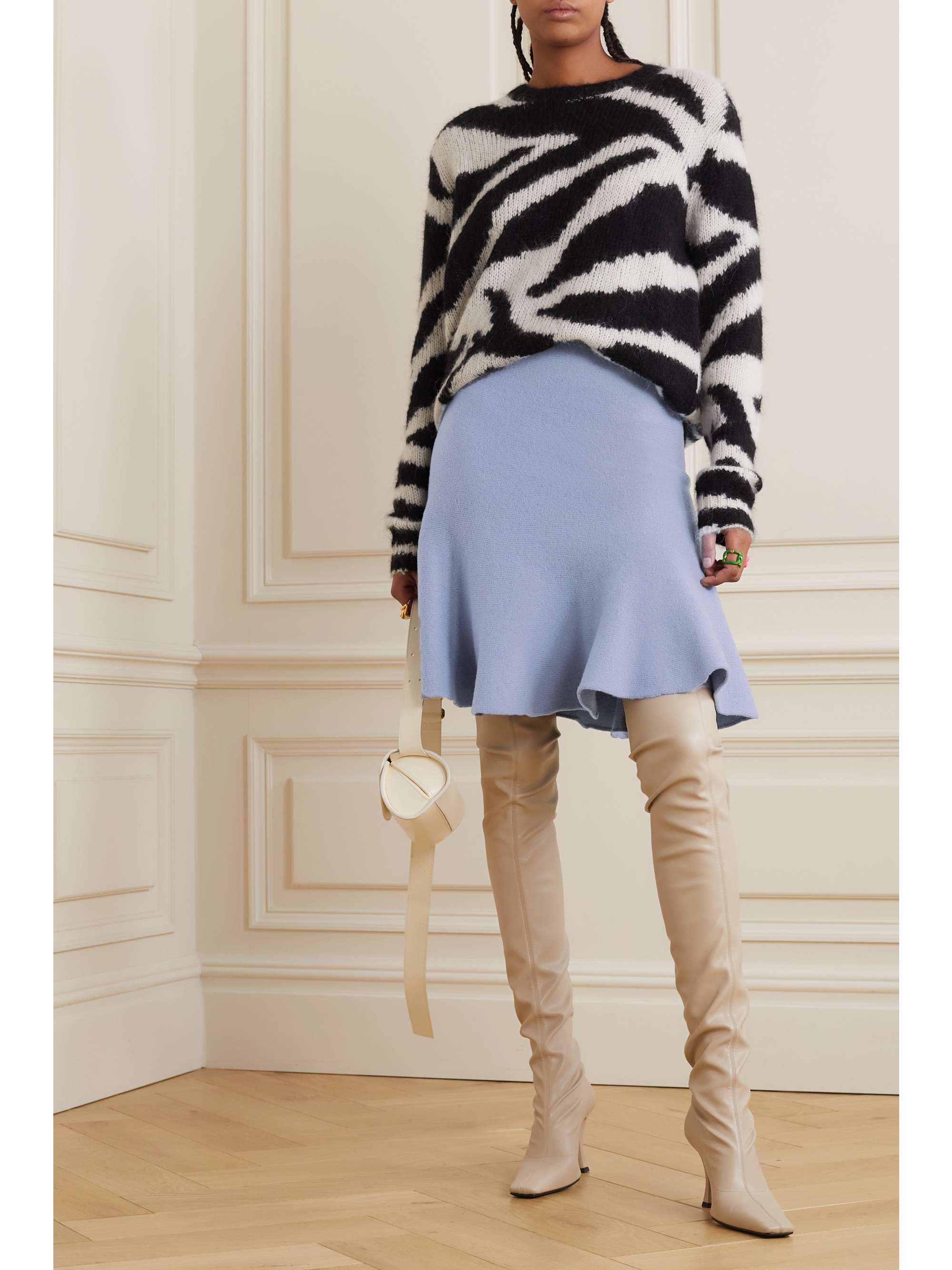 JIL SANDER Merino wool skirt