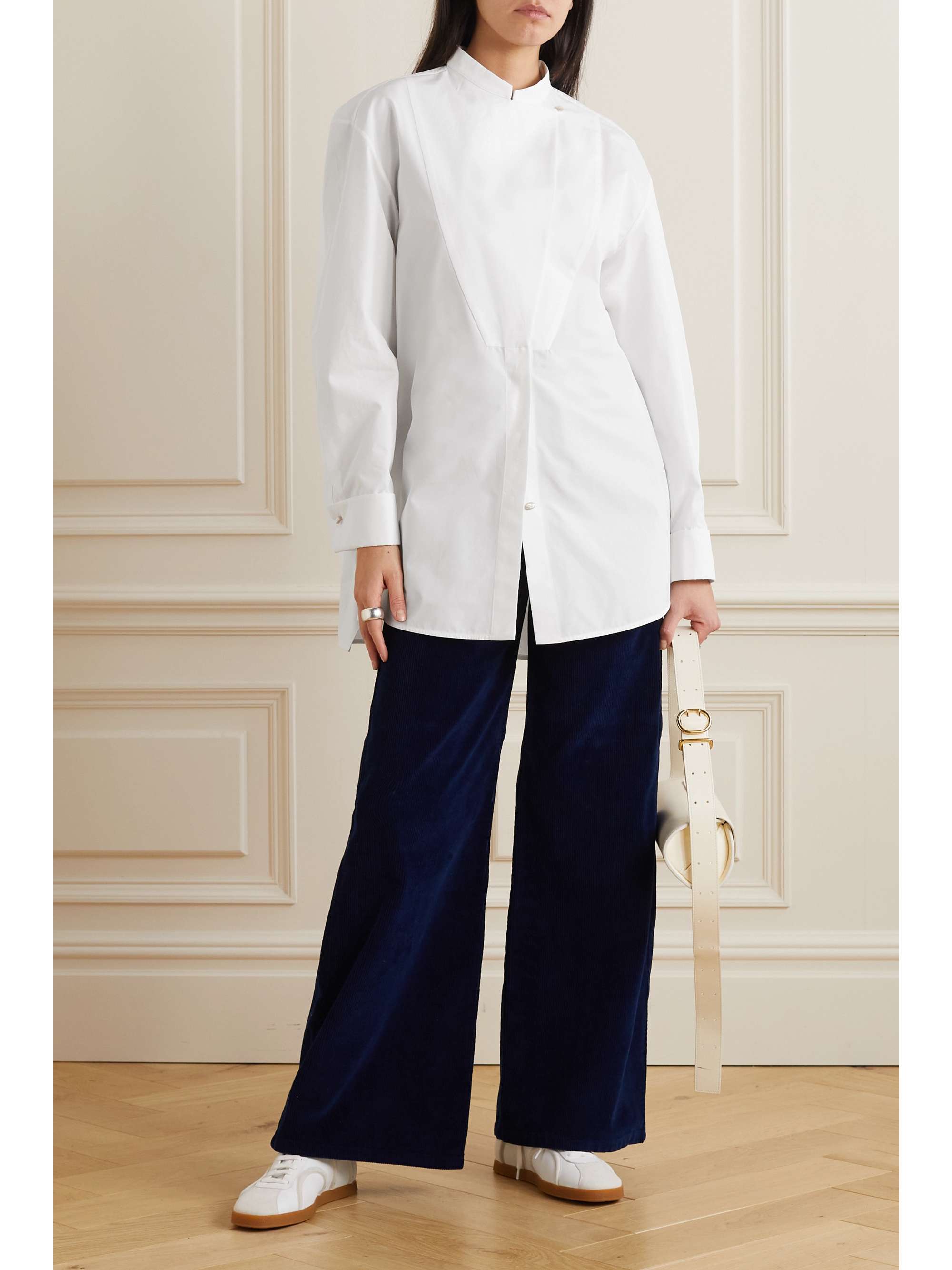 JIL SANDER Cotton-poplin shirt