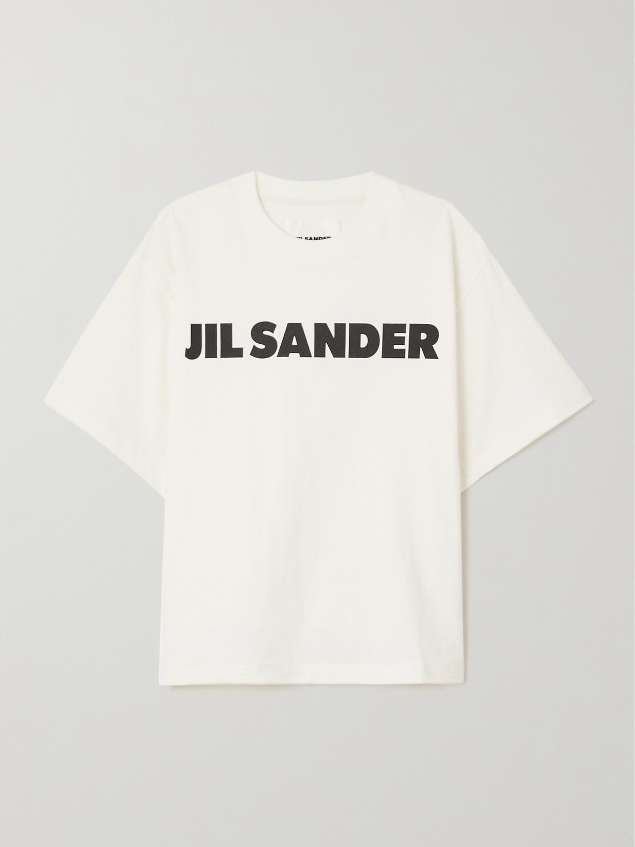 Jil Sander - Printed Cotton-jersey T-shirt - Ecru