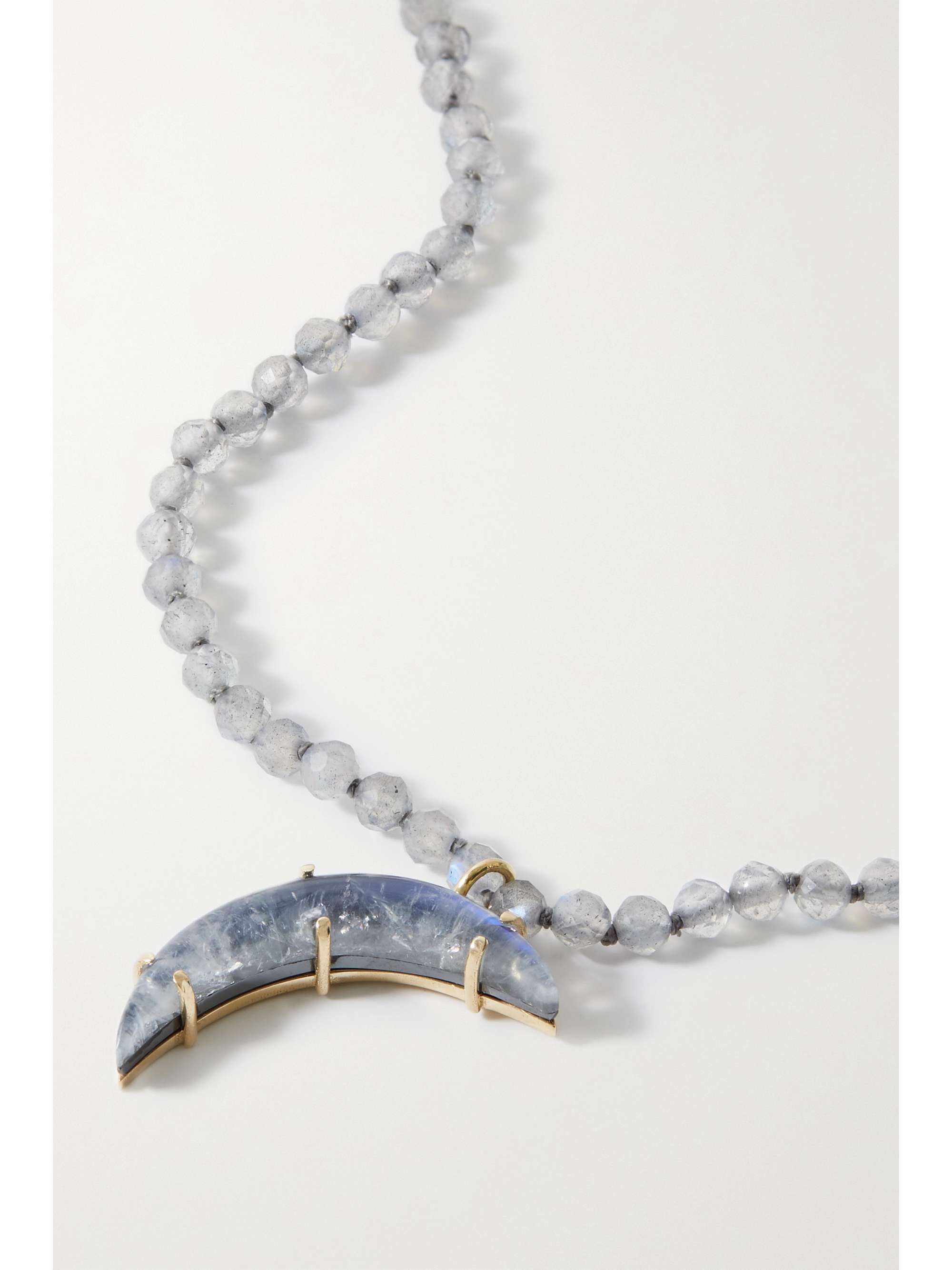 ANDREA FOHRMAN 14-karat gold multi-stone necklace