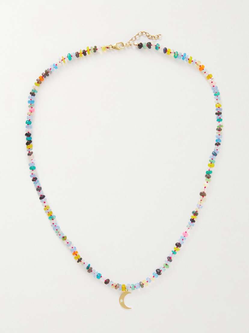 Andrea Fohrman 10-karat Gold Opal Necklace