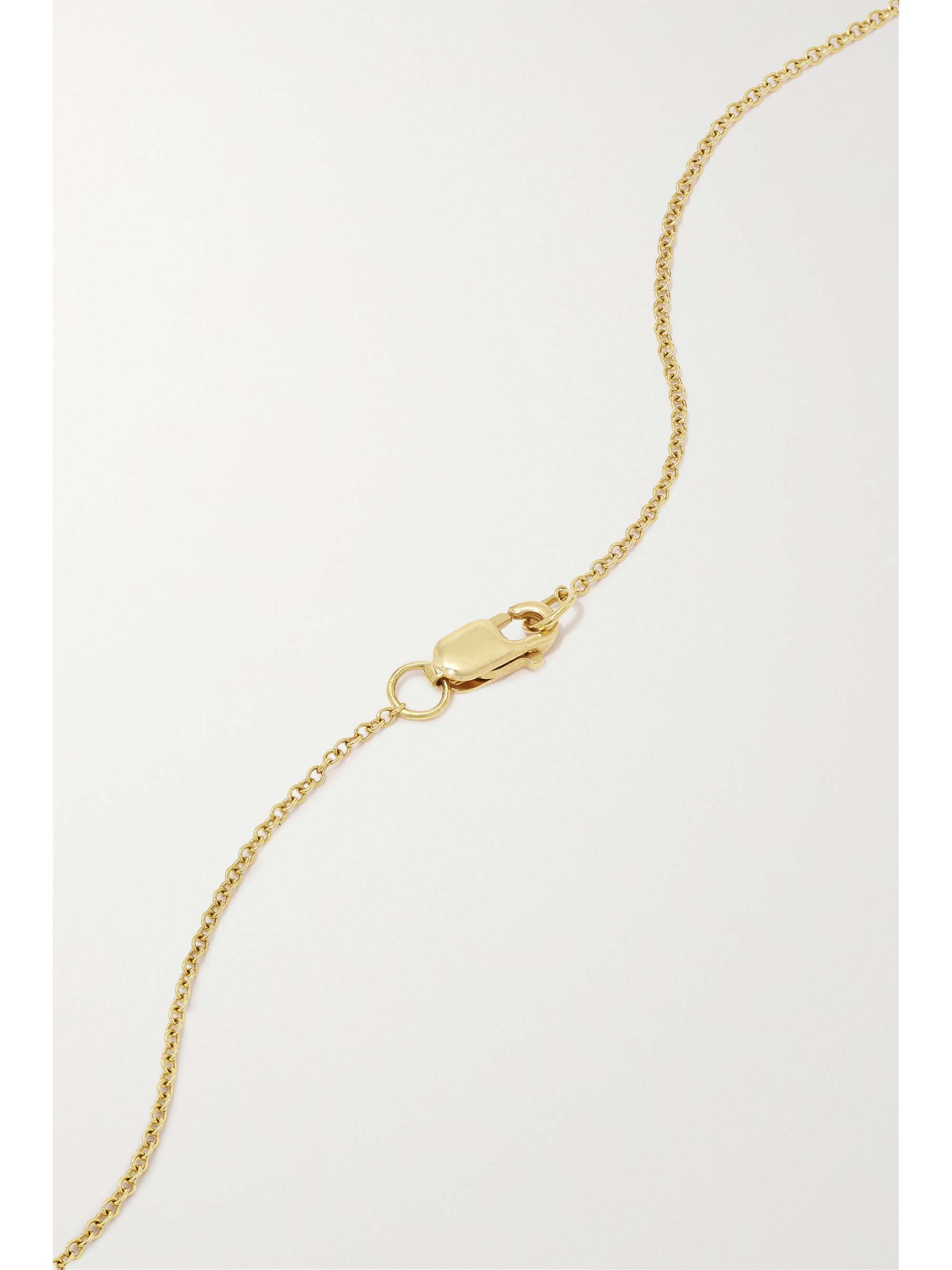 BRENT NEALE Mini Hamsa 18-karat gold diamond necklace