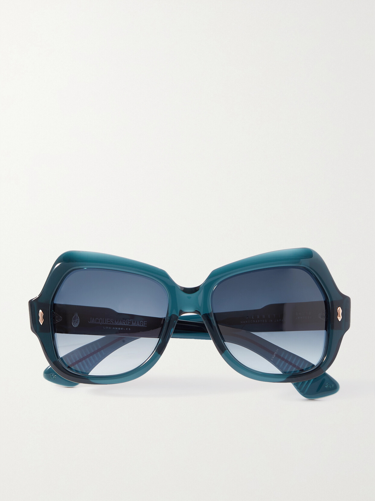 Jacques Marie Mage - Perreti Butterfly-frame Acetate Sunglasses - Blue