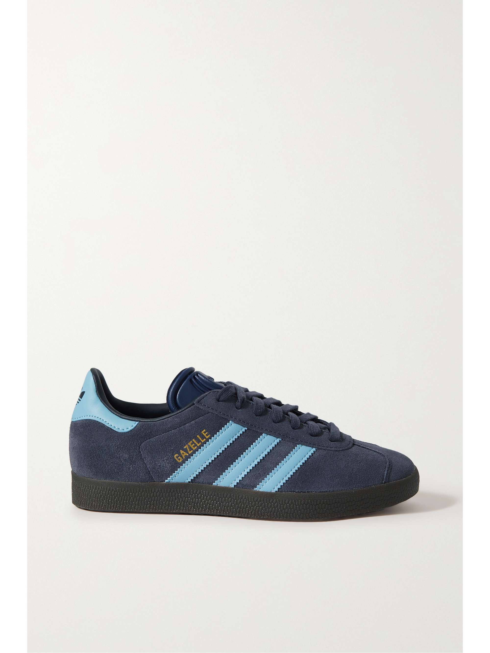 ADIDAS ORIGINALS Gazelle leather-trimmed suede | NET-A-PORTER