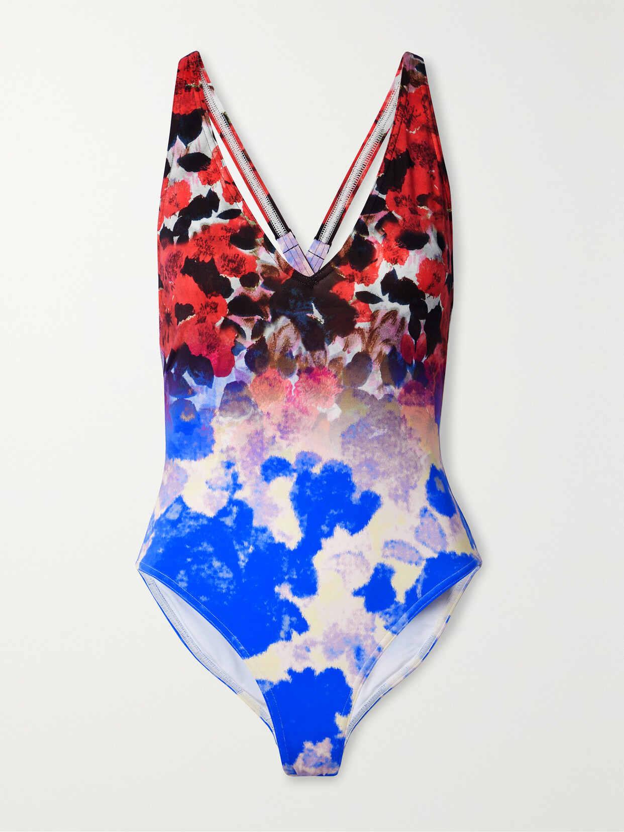 Dries Van Noten Goya Printed Swimsuit - Blue