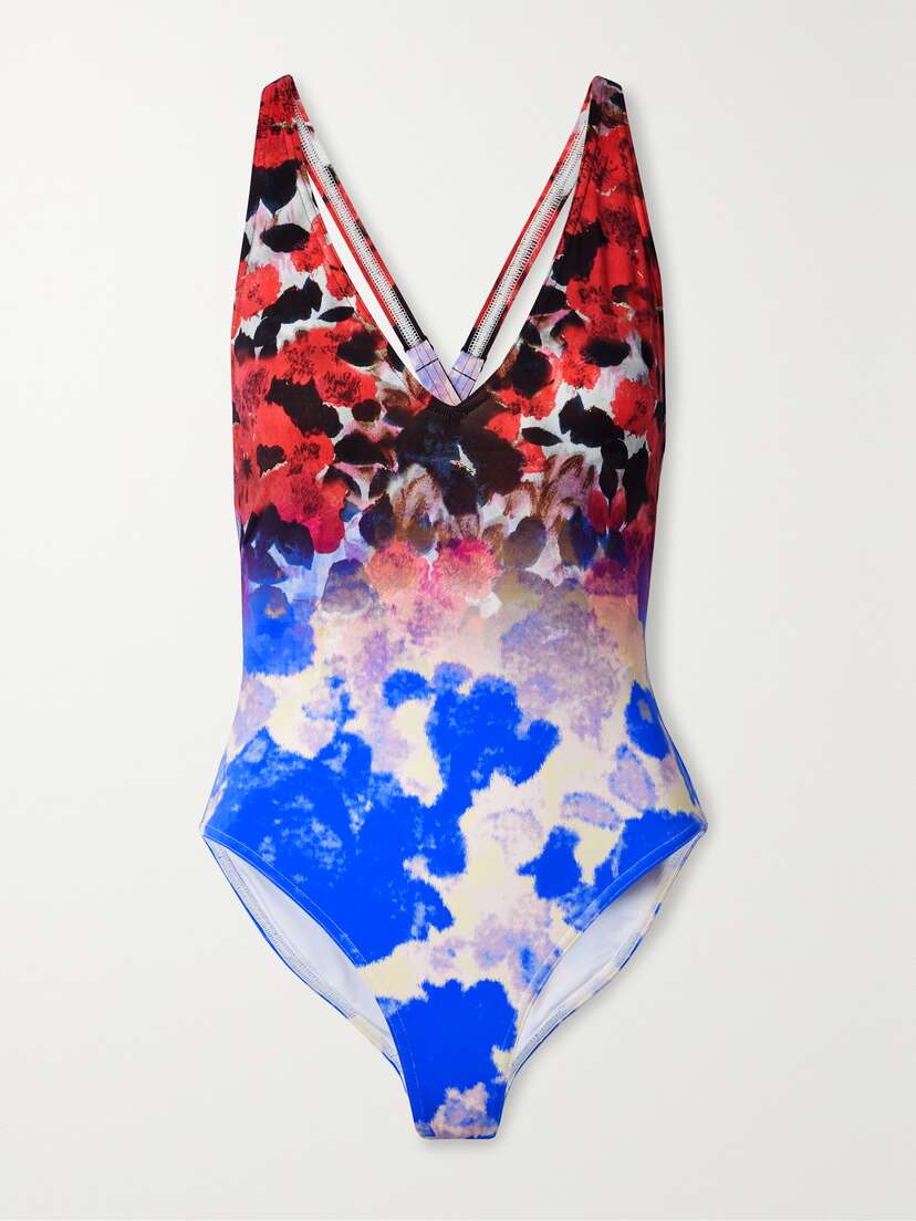 Dries Van Noten Goya Printed Swimsuit - x small