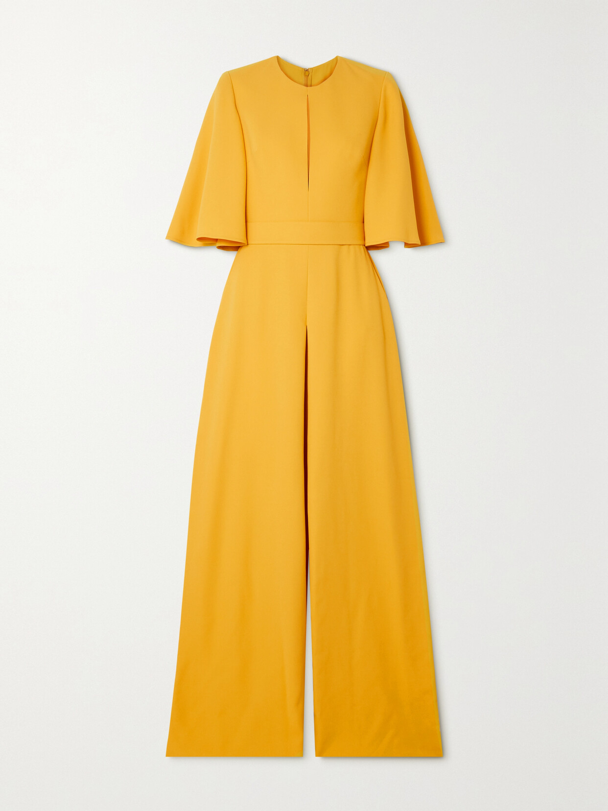 Elie Saab - Cutout Cady Jumpsuit - Yellow