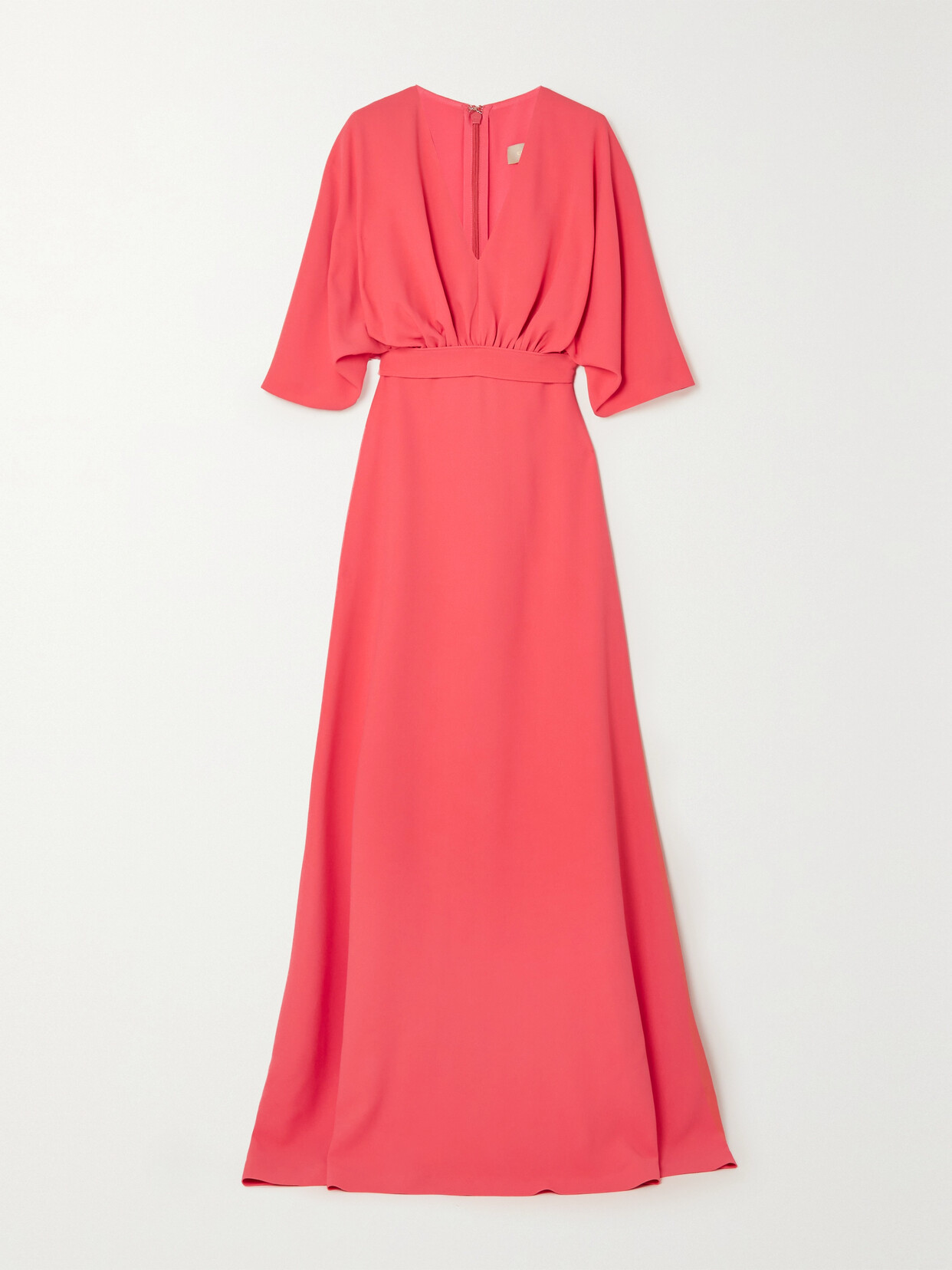 Elie Saab - Ruched Cady Gown - Pink