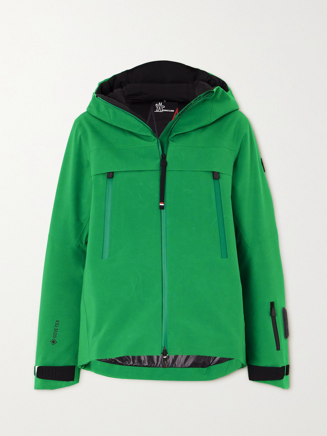 Moncler Chanavey Tech Down Jacket In Green