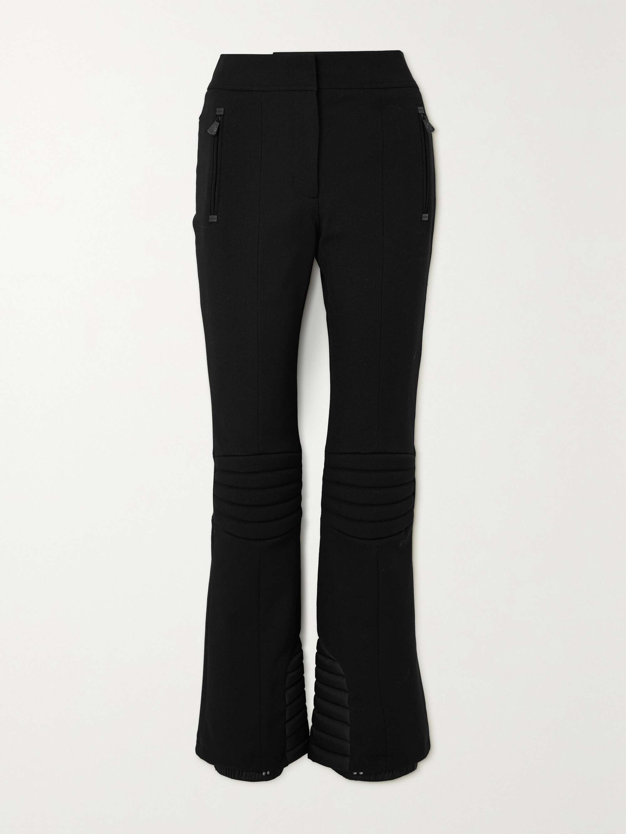 Straight-leg stretch-twill ski pants