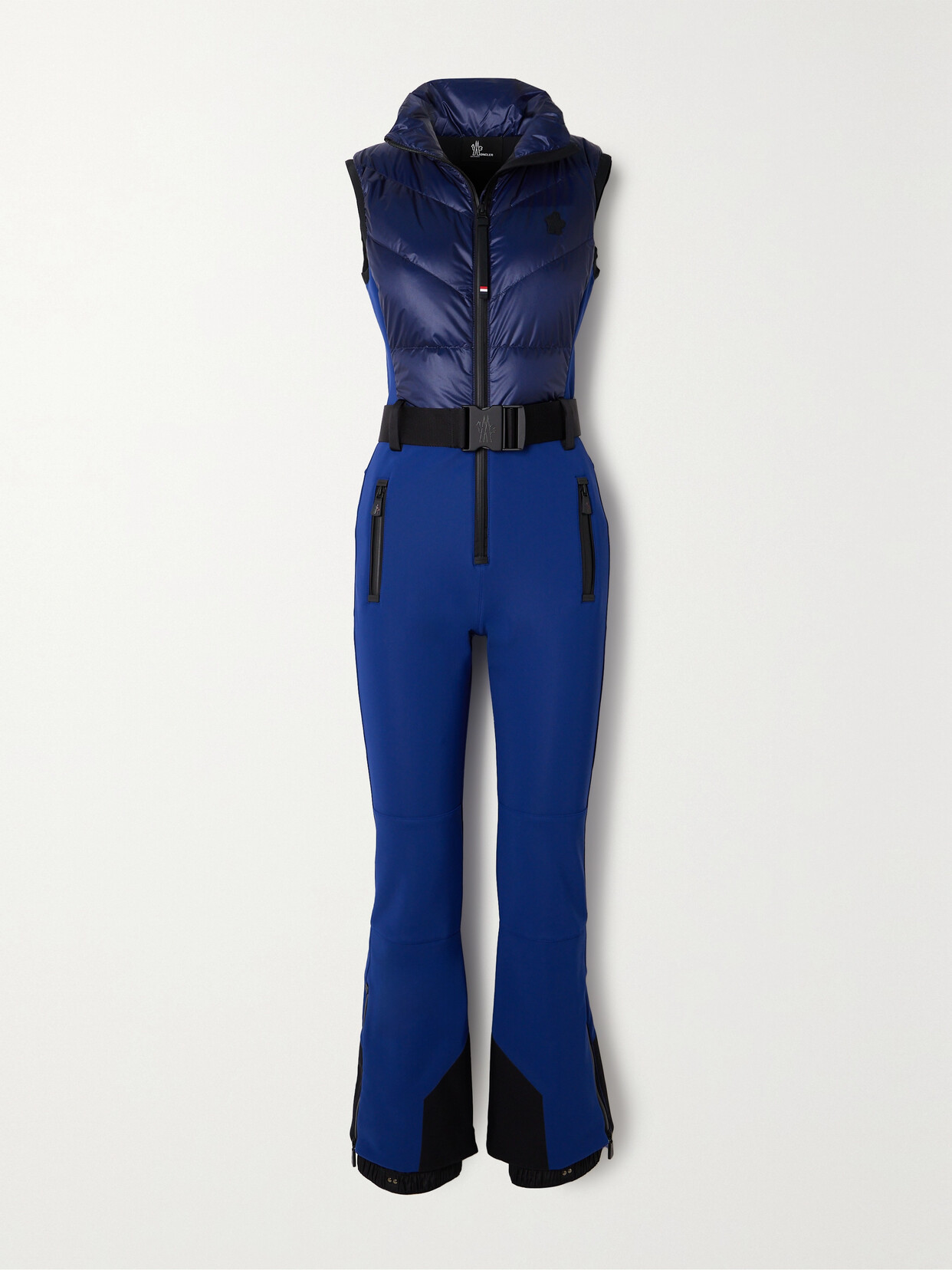 Moncler Grenoble - Belted Quilted Ski Suit - Blue