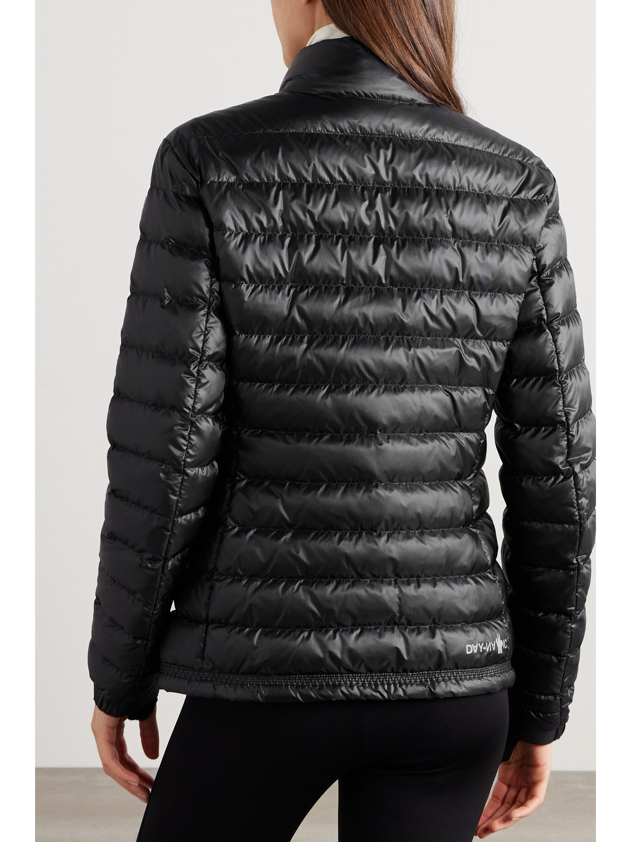 Moncler Walibi Quilted Ripstop Down Jacket In Black