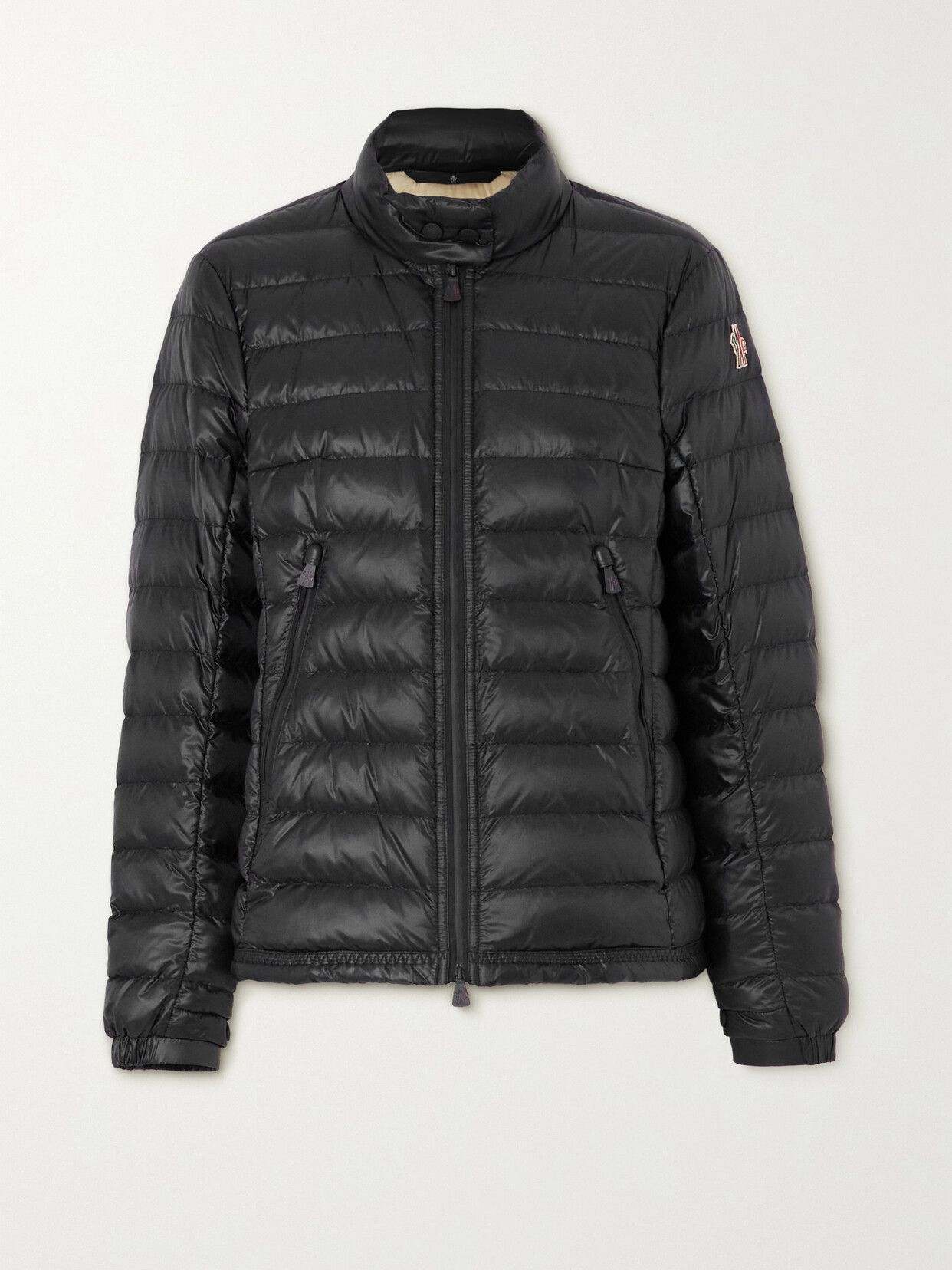 Moncler Walibi Quilted Ripstop Down Jacket In Black