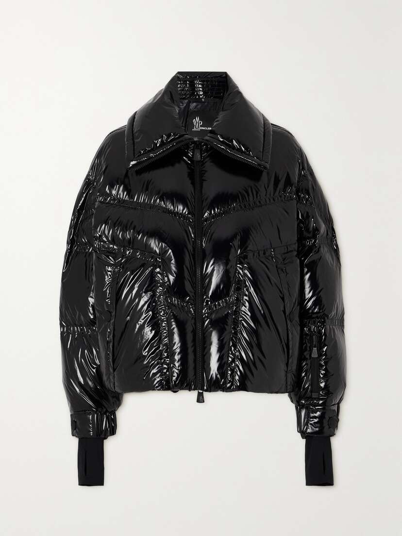 Moncler Grenoble Cluses Appliquéd Quilted Padded Down Ski Jacket