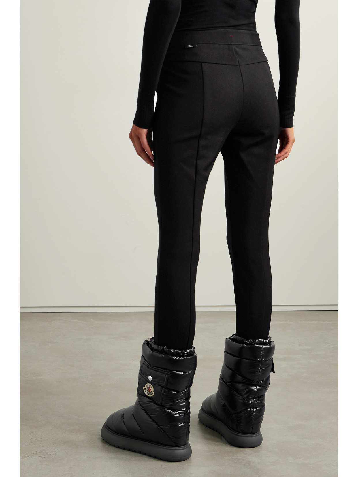 Moncler Stretch-twill Stirrup Ski Pants In Black