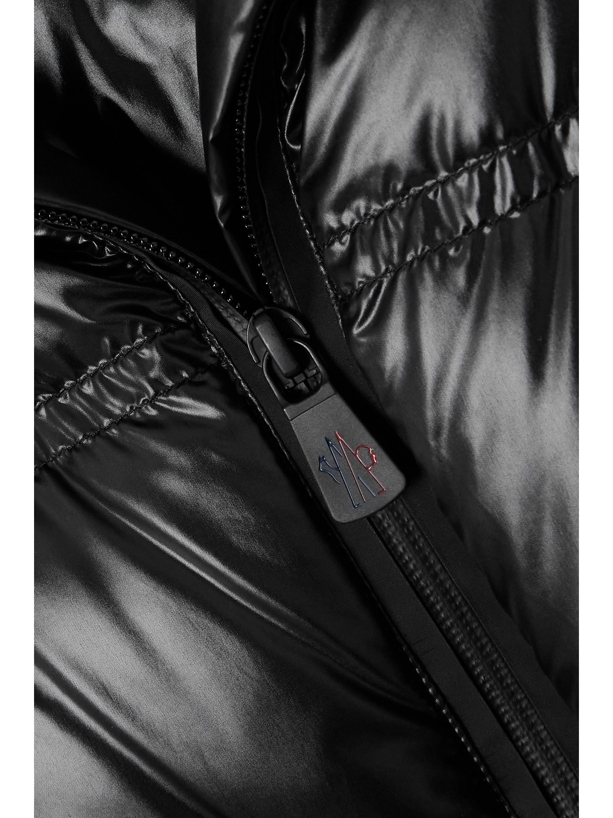 MONCLER ROCHELAIR HOODED PADDED QUILTED SHELL DOWN PARKA