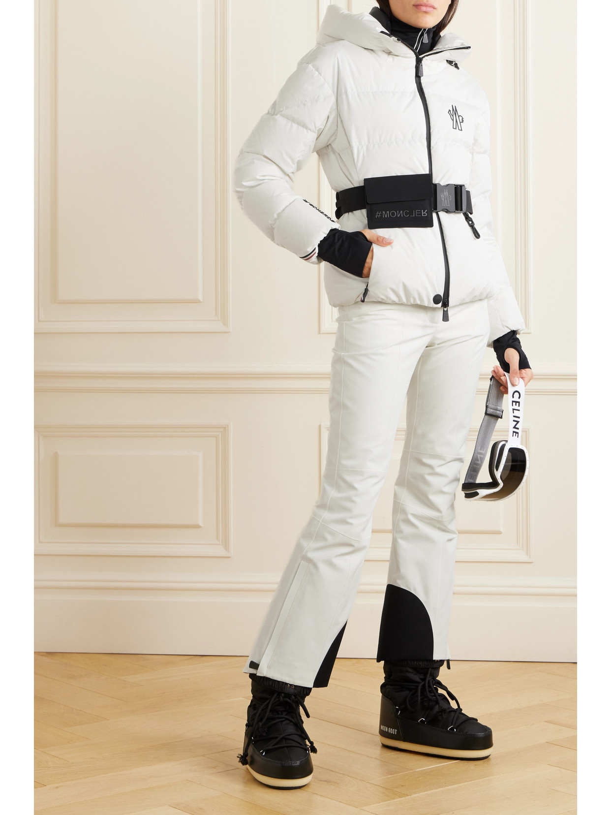 Grenoble - Bouquetin Belted Quilted Down Ski Jacket