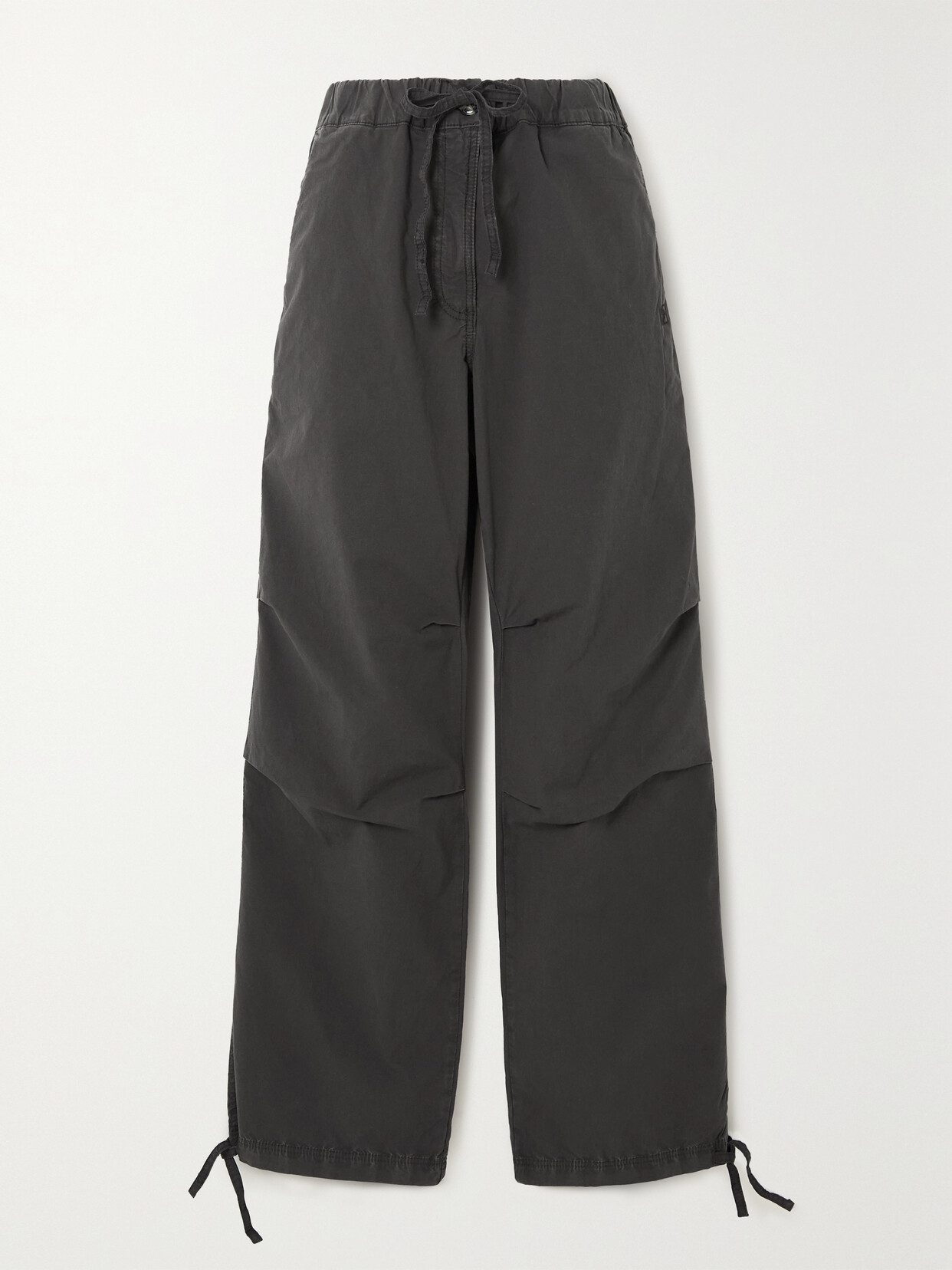 GANNI - Organic Cotton-blend Cargo Pants - Black