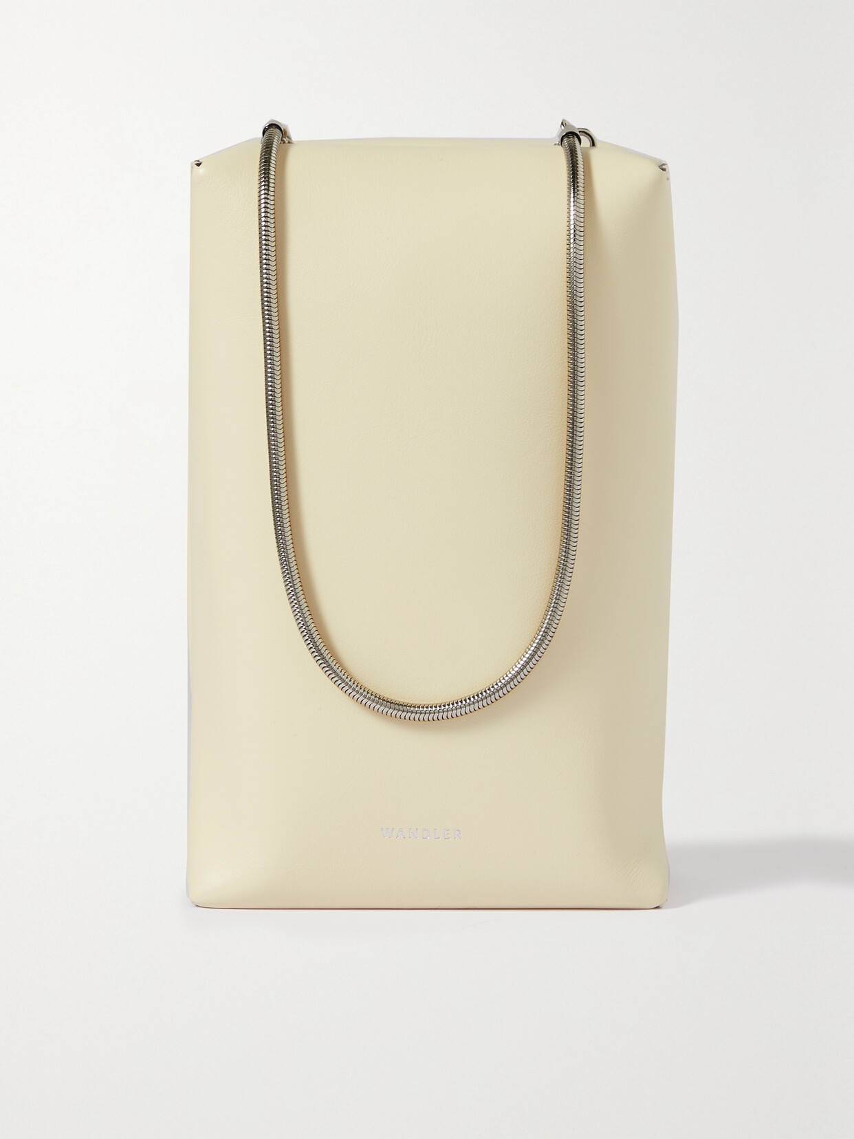 Wandler - Leo Box Leather Tote - Ivory