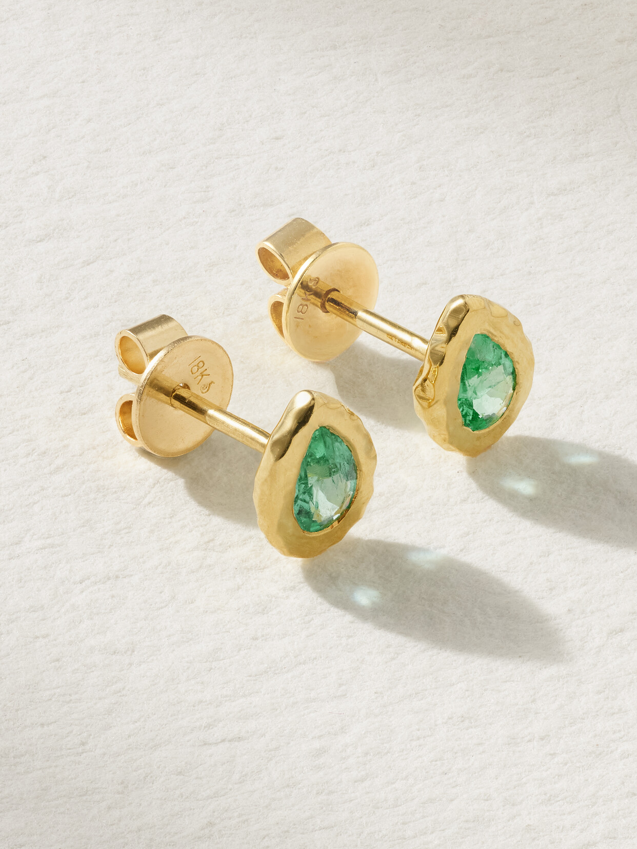 Octavia Elizabeth - + Net Sustain Nesting Gem 18-karat Recycled Gold Diamond Earrings - One size