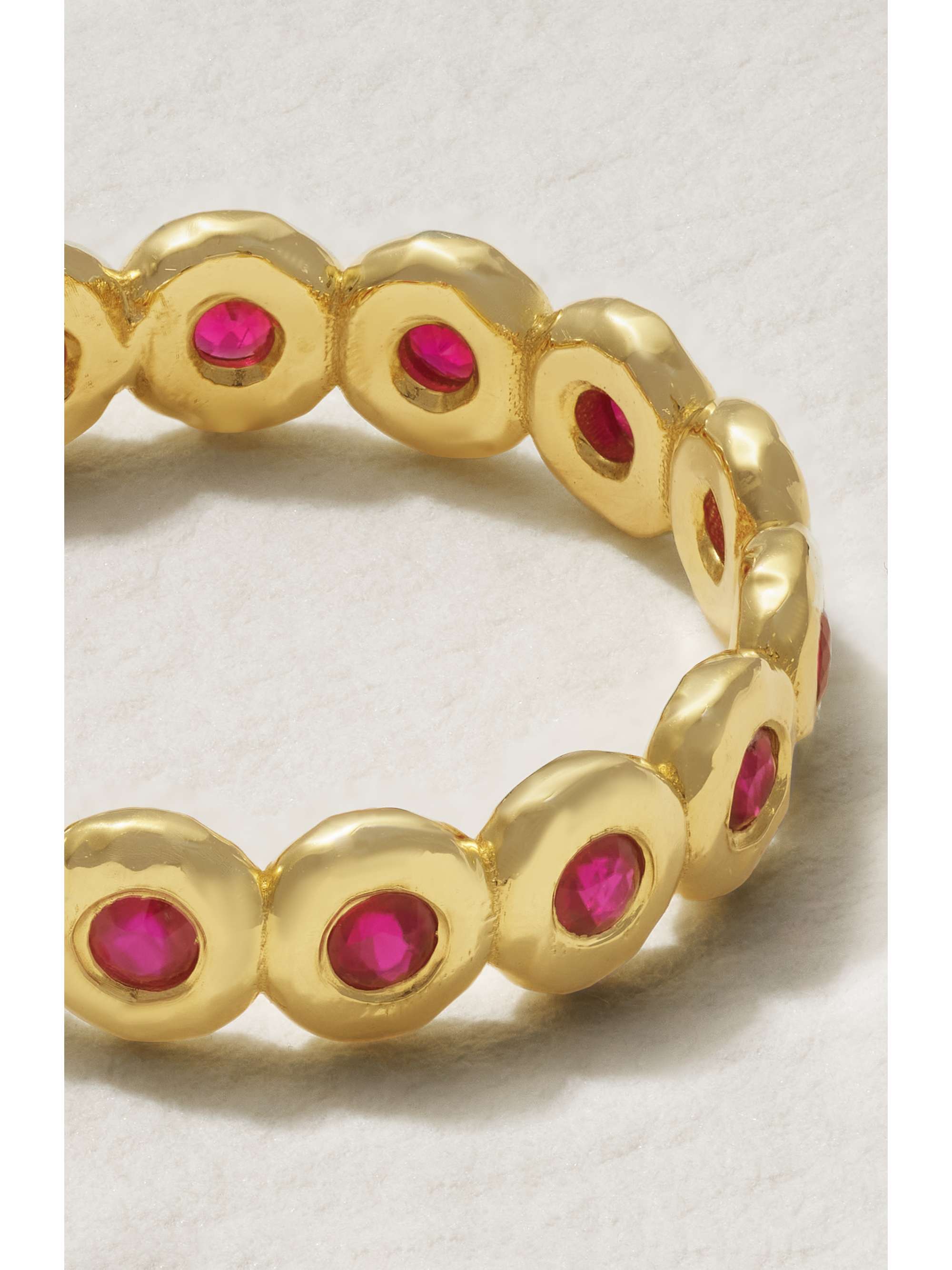 OCTAVIA ELIZABETH + NET SUSTAIN Nesting Gem 18-karat recycled gold ruby eternity ring