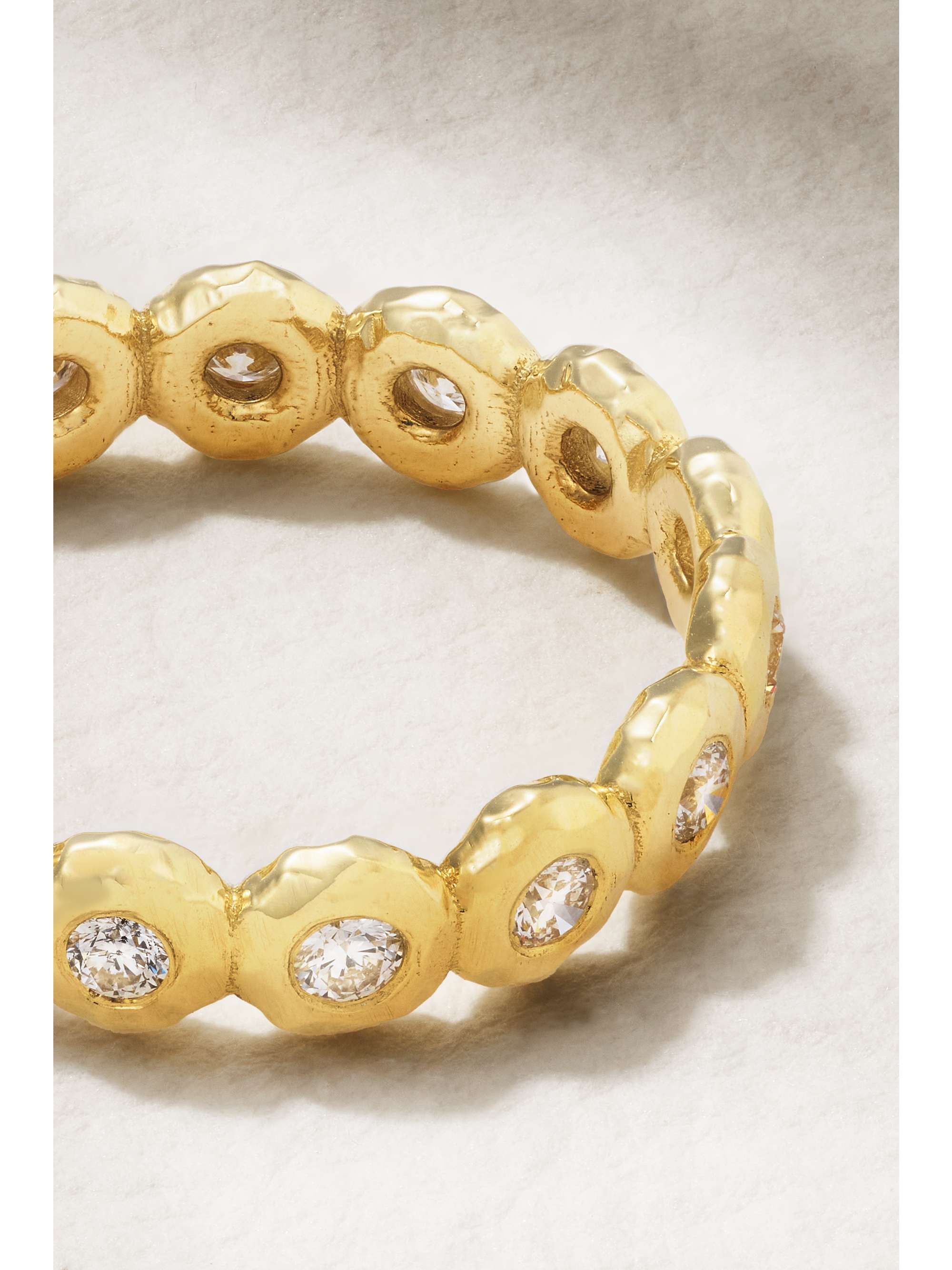 OCTAVIA ELIZABETH + NET SUSTAIN Nesting Gem 18-karat recycled gold ruby eternity ring