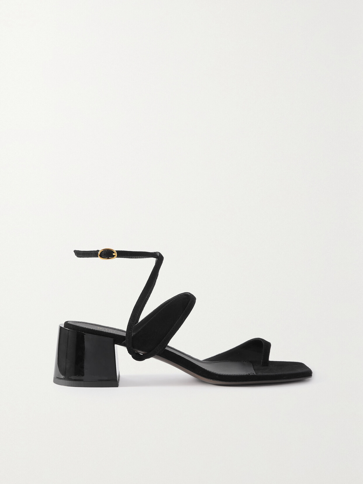 NEOUS Timir Suede Sandals - Black