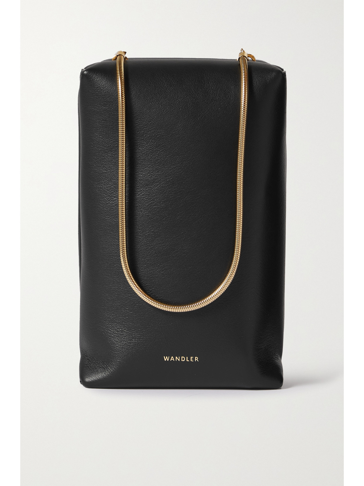 Wandler - Leo Box Leather Tote - Black