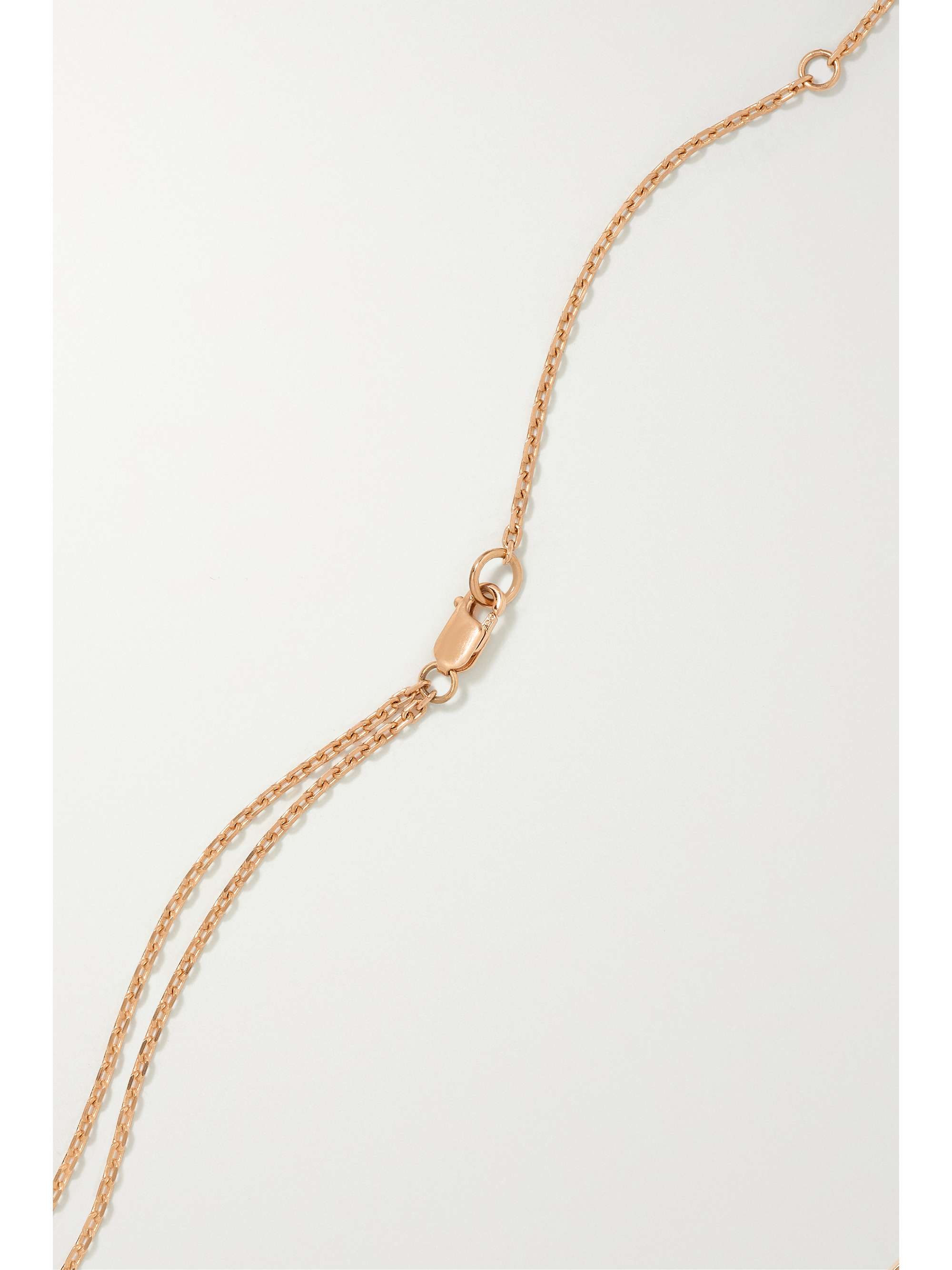 REPOSSI Berbère 18-karat rose gold diamond necklace