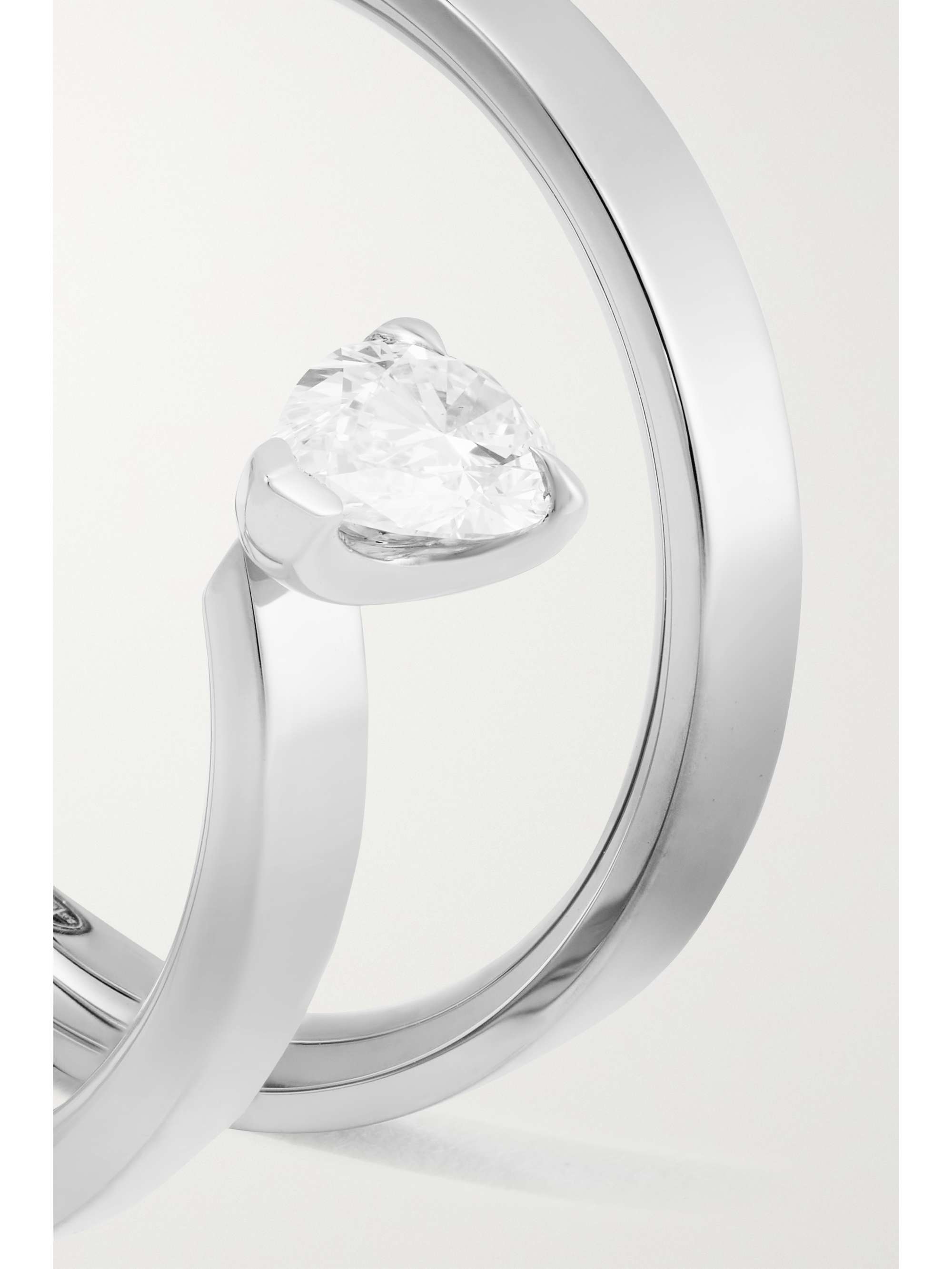 REPOSSI Serti sur Vide 18-karat white gold diamond ring