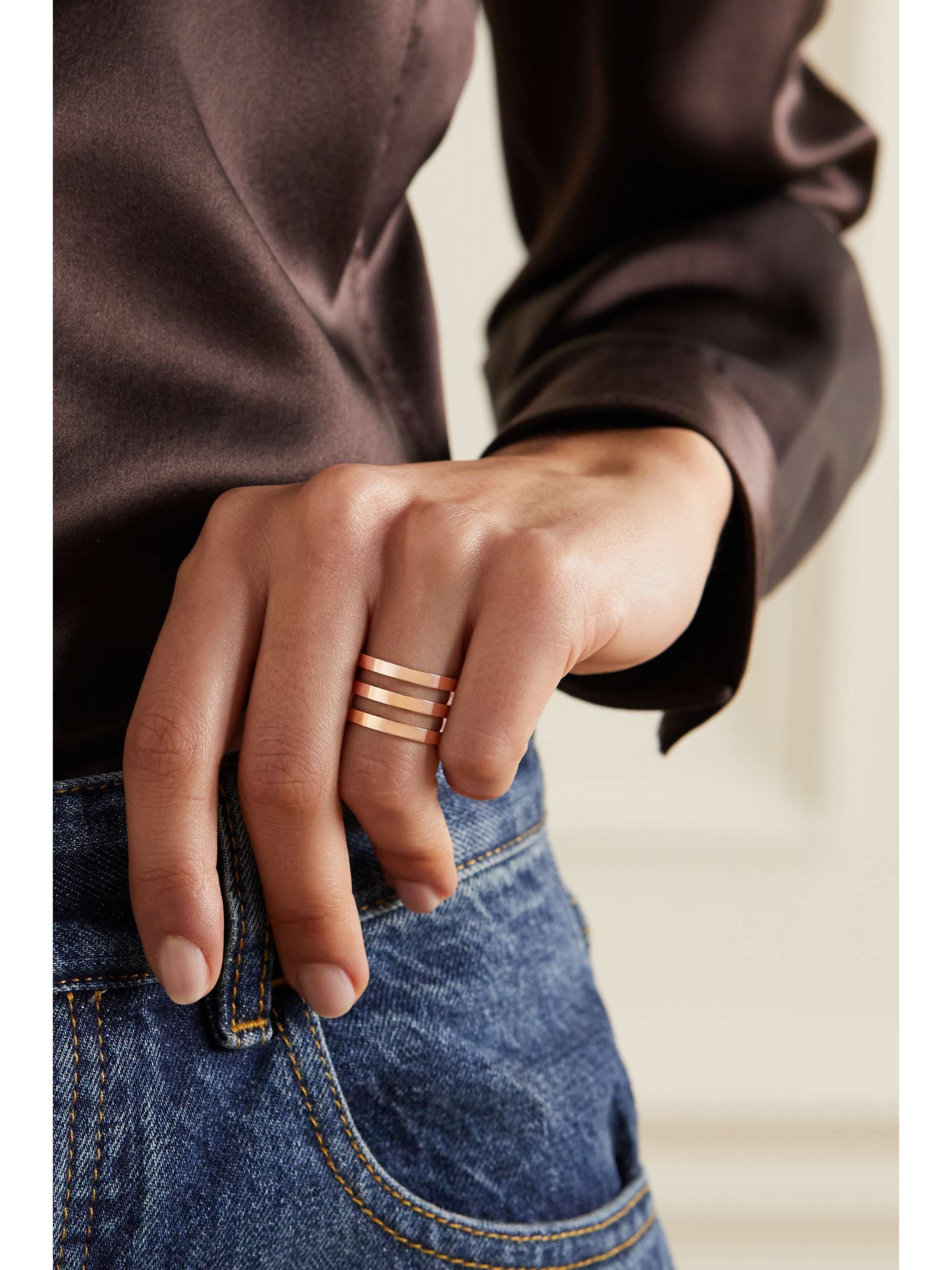 REPOSSI Berbère 18-karat rose gold ring