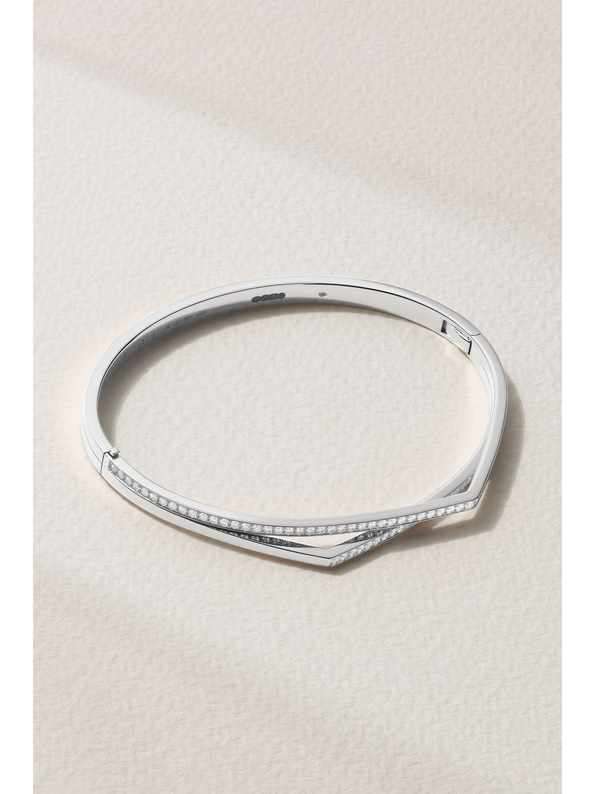 REPOSSI Antifer 18-karat white gold diamond bracelet