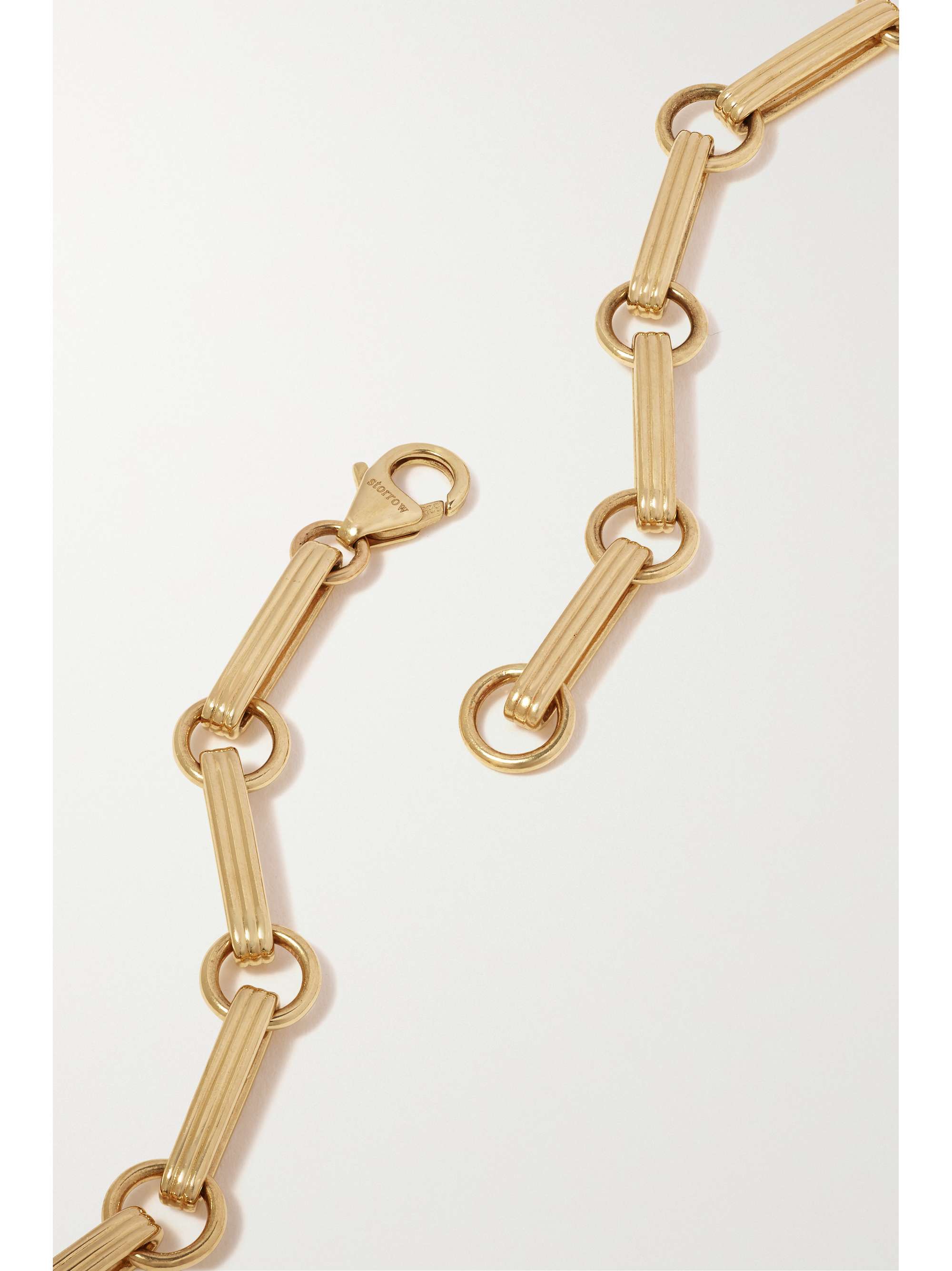 STORROW 14-karat gold multi-stone necklace