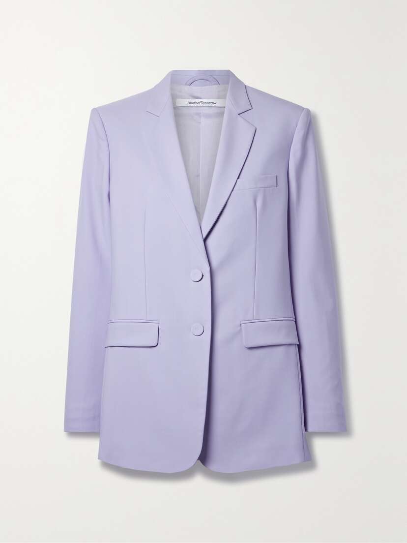 Another Tomorrow + Net Sustain Oversized Wool Blazer