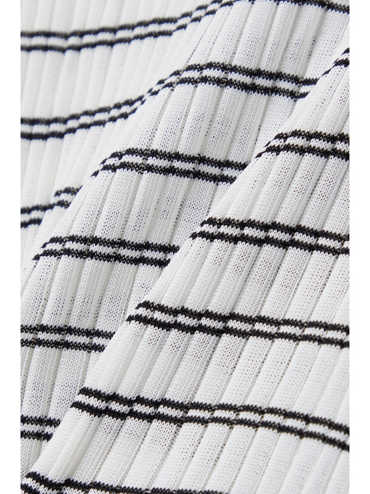 + Net Sustain Striped Ribbed-Knit Tank
