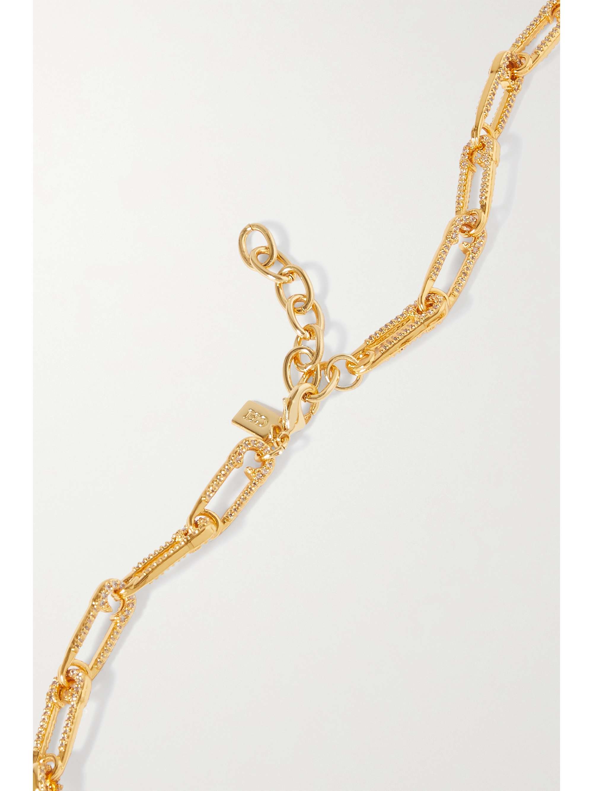 CRYSTAL HAZE JEWELRY Gold-plated cubic zirconia necklace