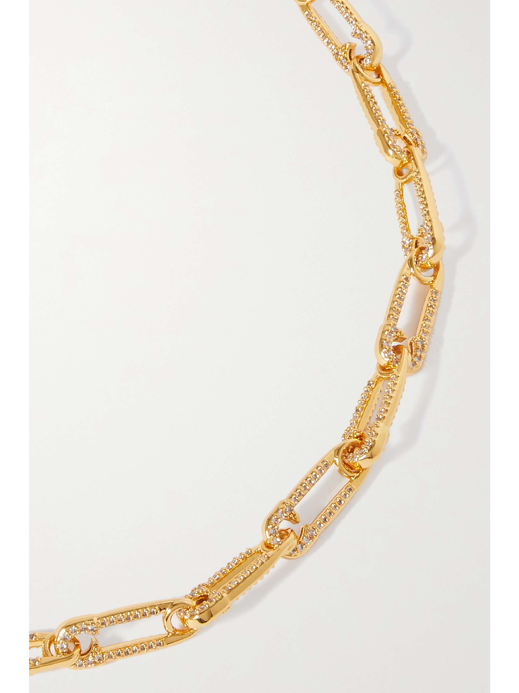 CRYSTAL HAZE JEWELRY Gold-plated cubic zirconia necklace