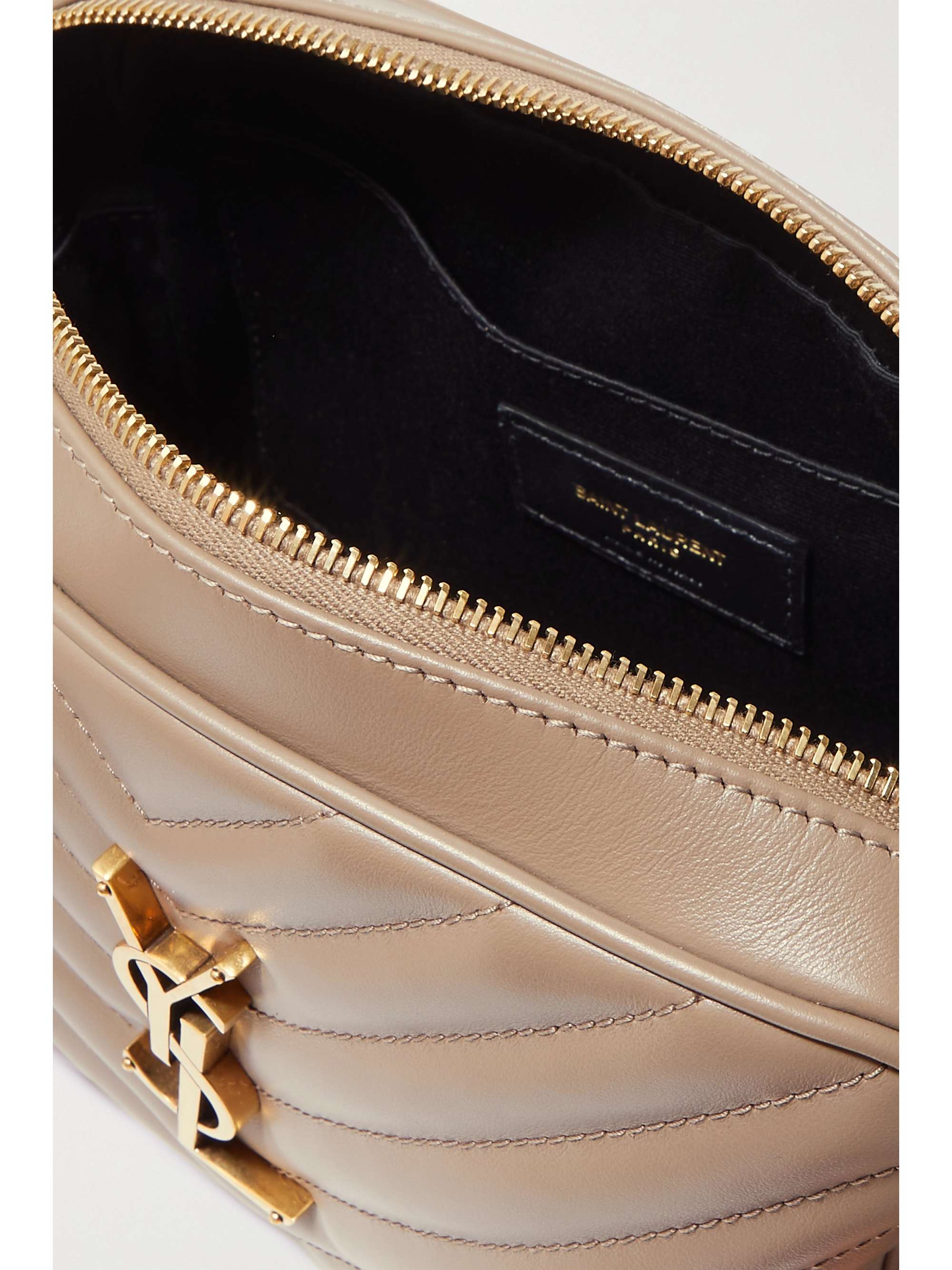 SAINT LAURENT Lou medium quilted leather shoulder bag NETAPORTER