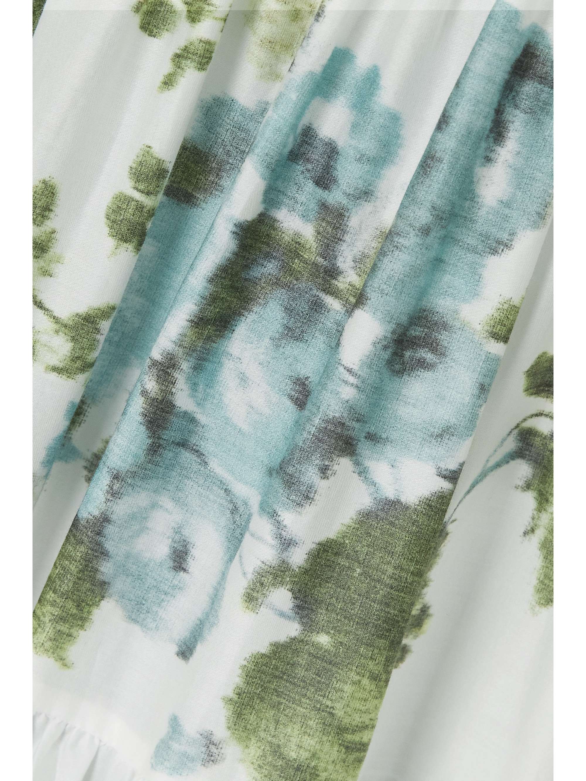 ERDEM Azami tiered floral-print cotton-poplin gown