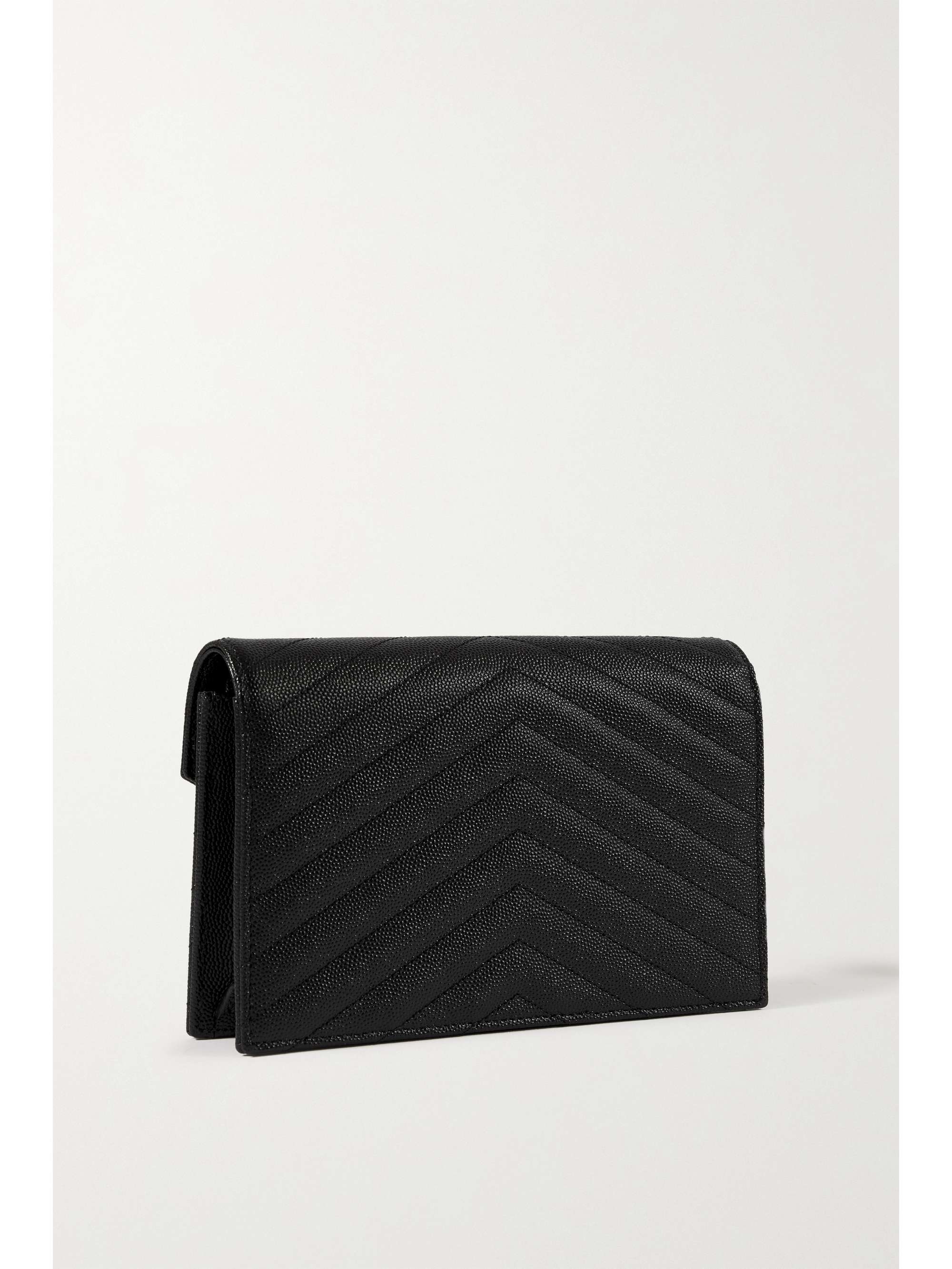 SAINT LAURENT Cassandre matelassé textured-leather shoulder bag