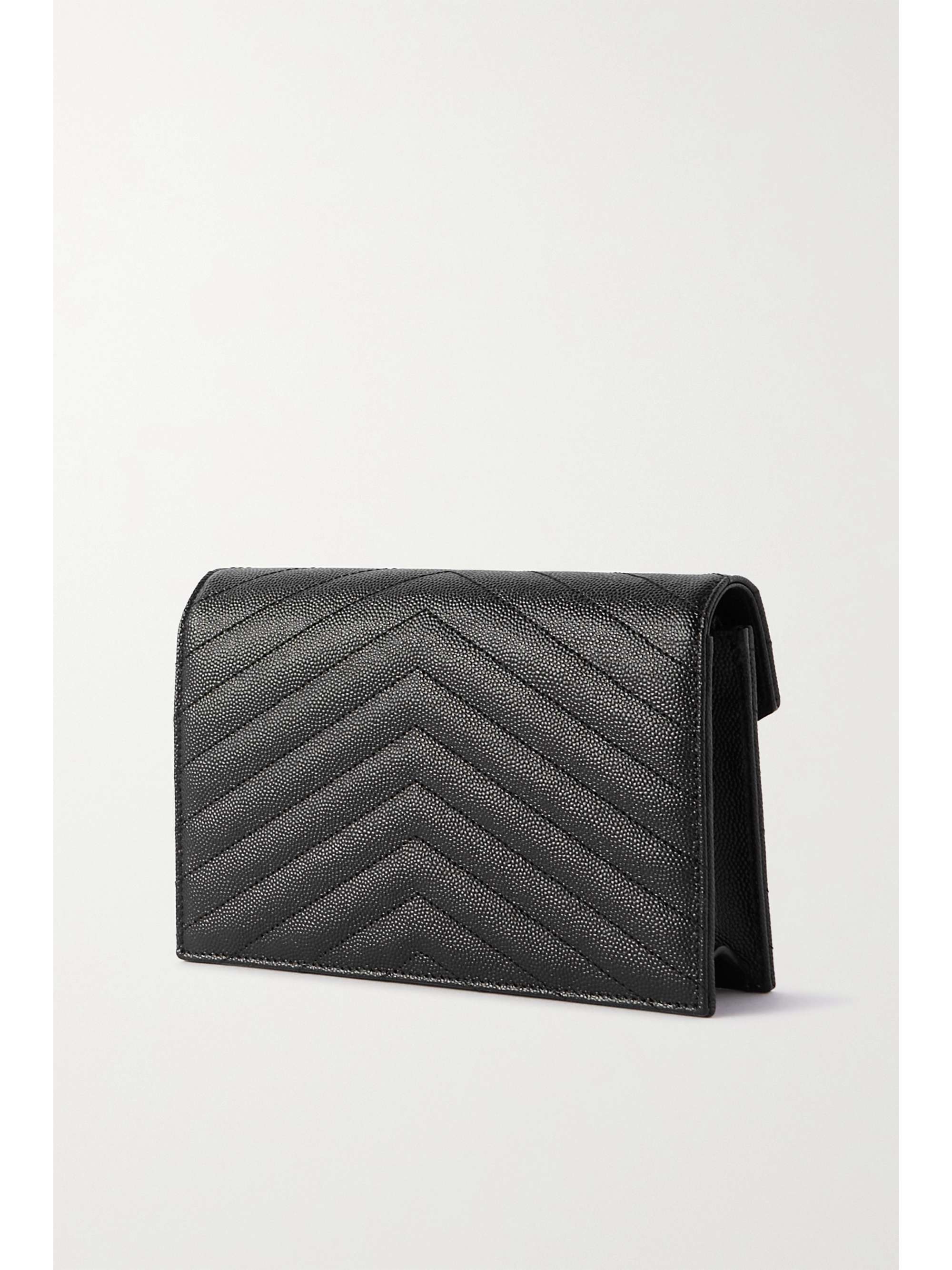 SAINT LAURENT Cassandre matelassé textured-leather shoulder bag
